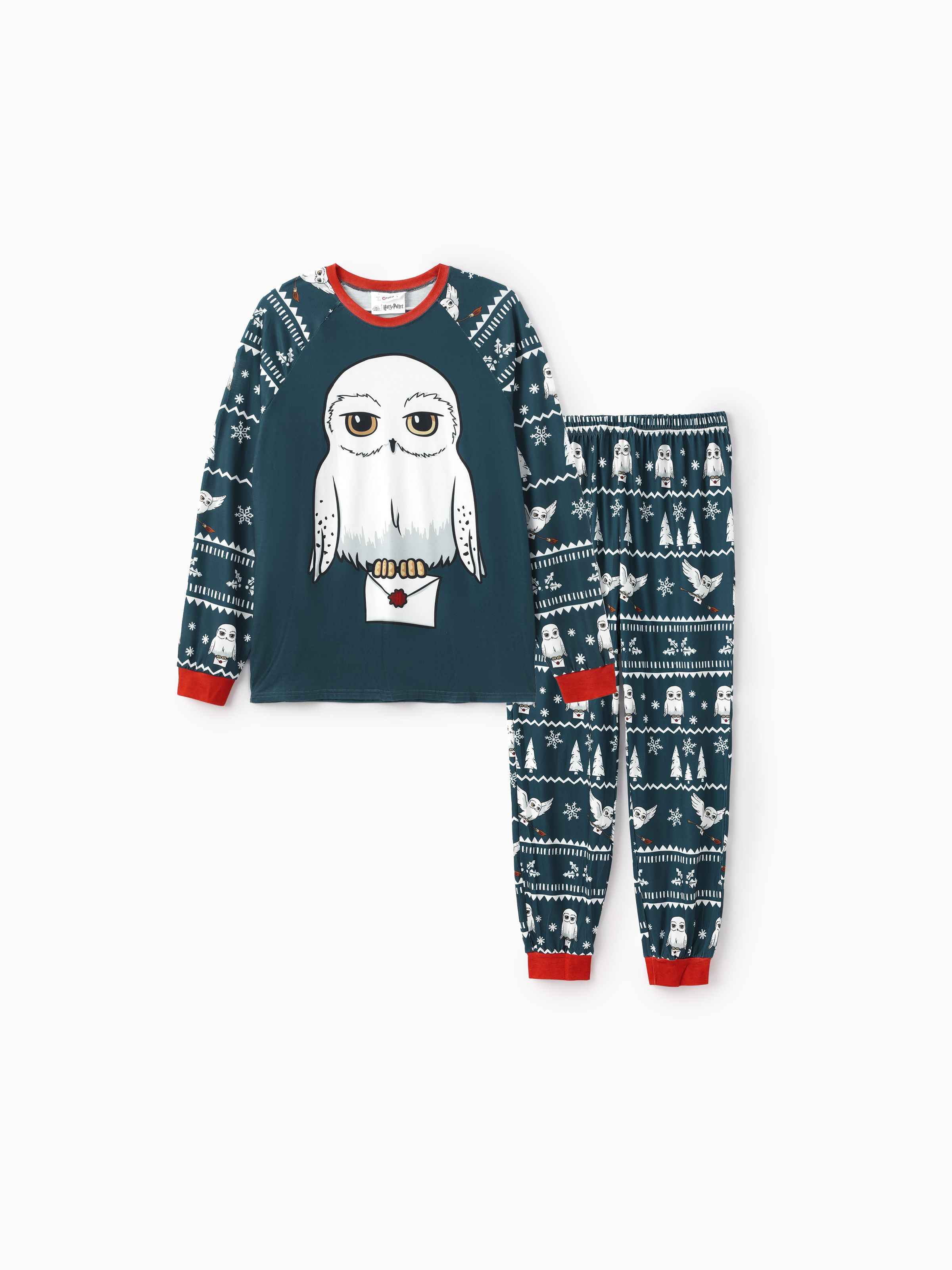 

Harry Potter Family matching Christmas Owl Pattern Pajama Set (Flame Resistant)