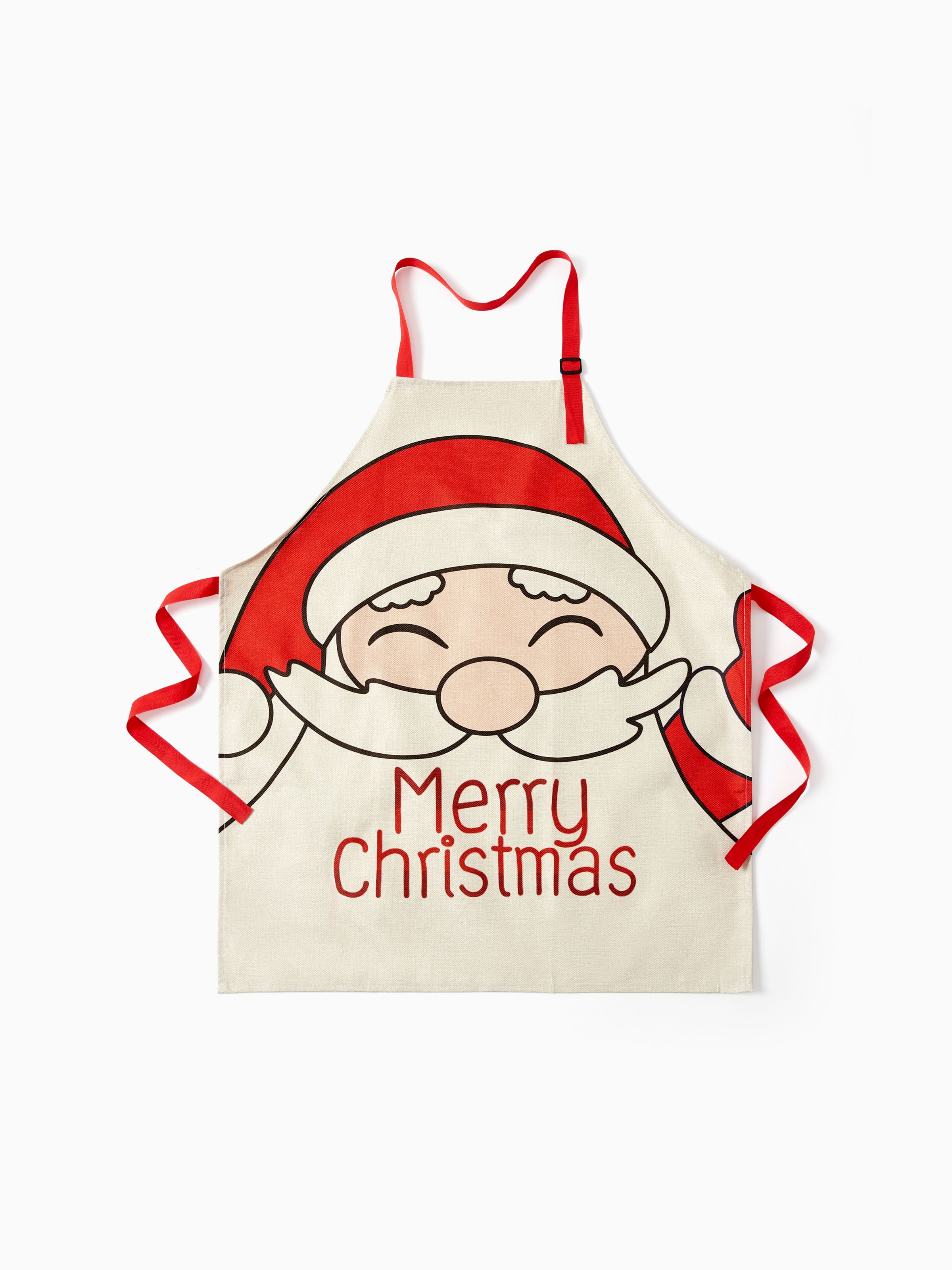 

Christmas Family Matching Santa Claus Graphic Merry Christmas Aprons