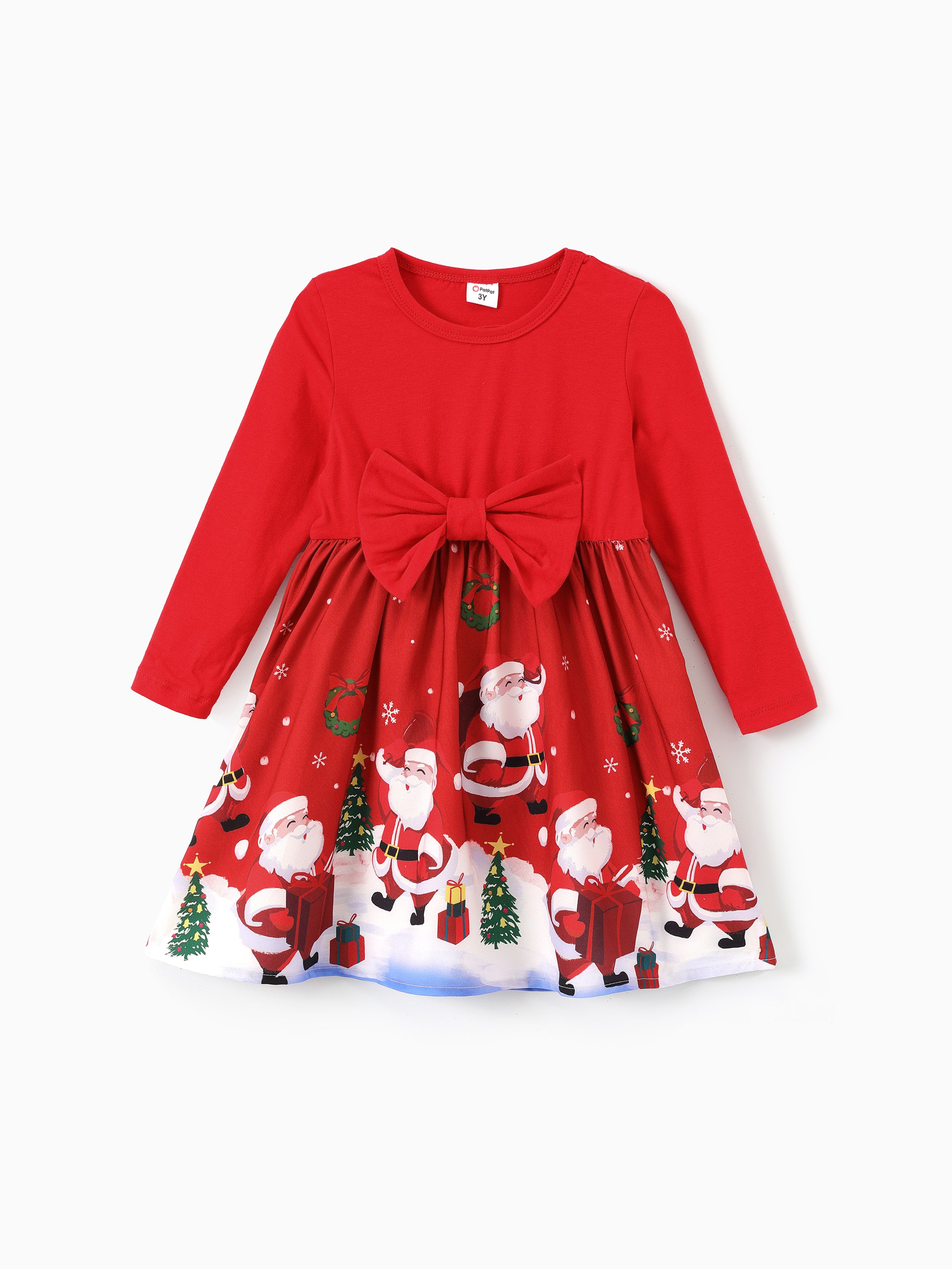 

Toddler Girl Hyper-Tactile 3D Design Christmas Dress