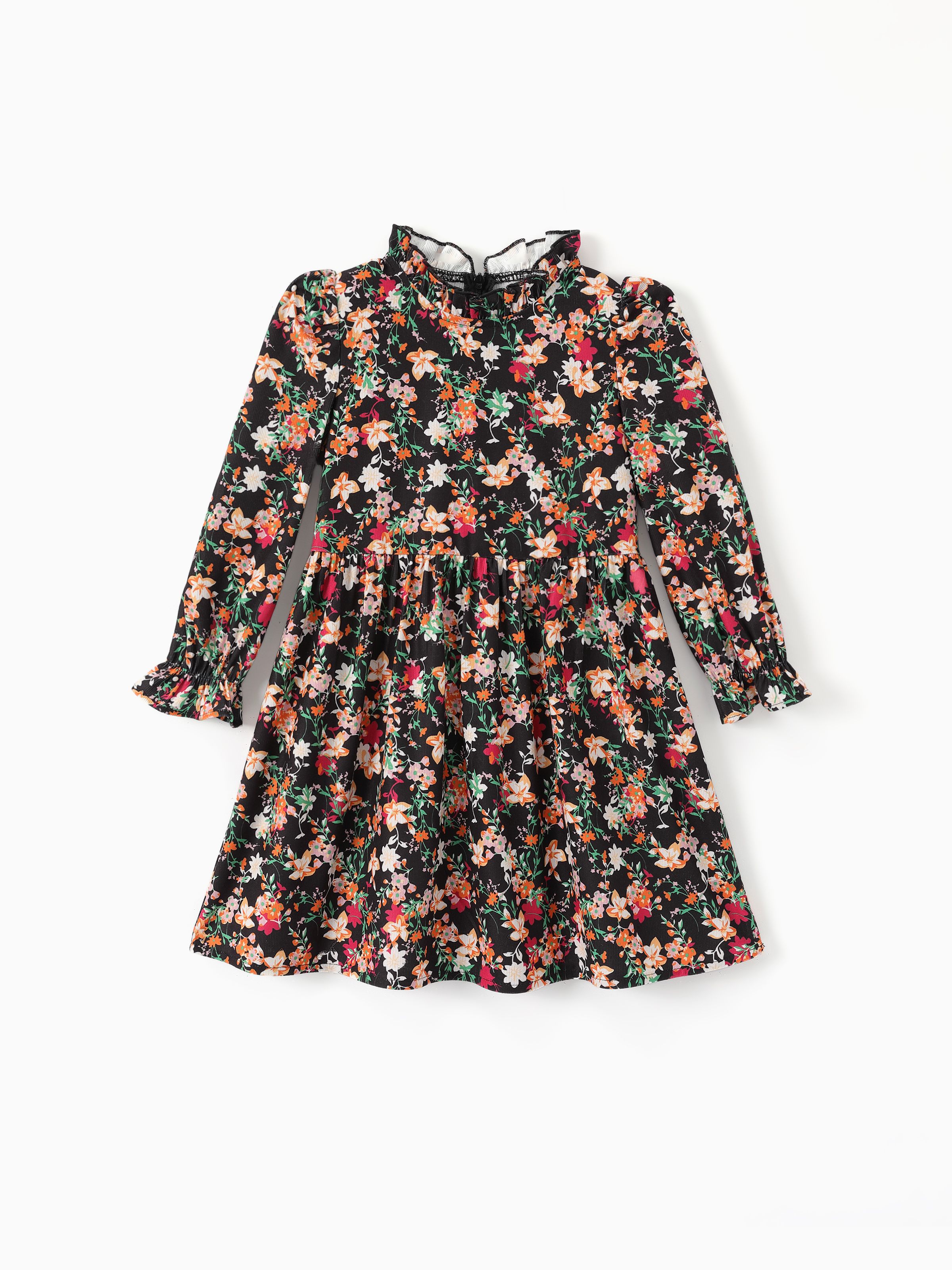 

Toddler Girl Sweet Floral Ruffle Dress