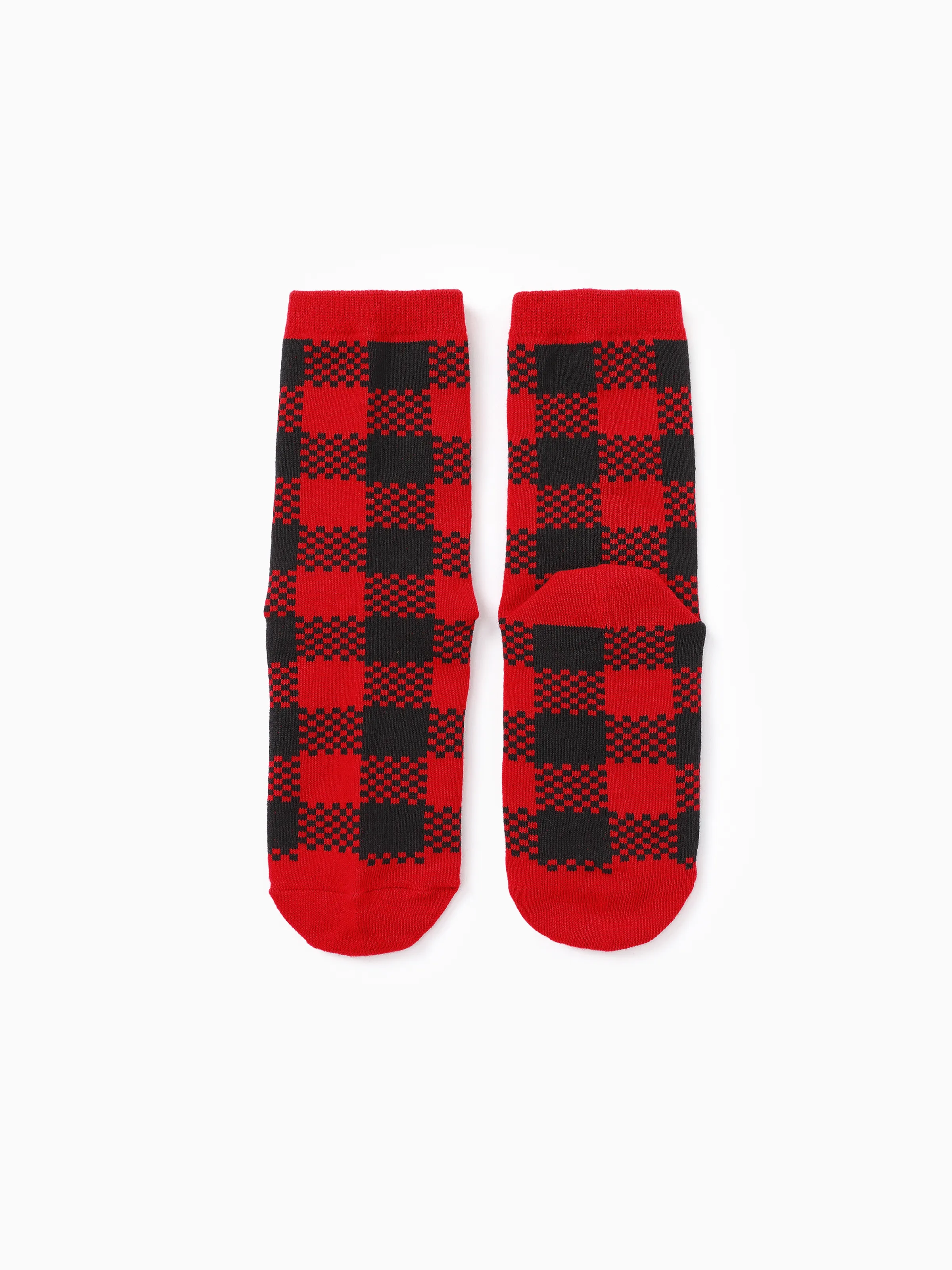 

Christmas Socks Family Matching Classic Red&Black Plaid Socks