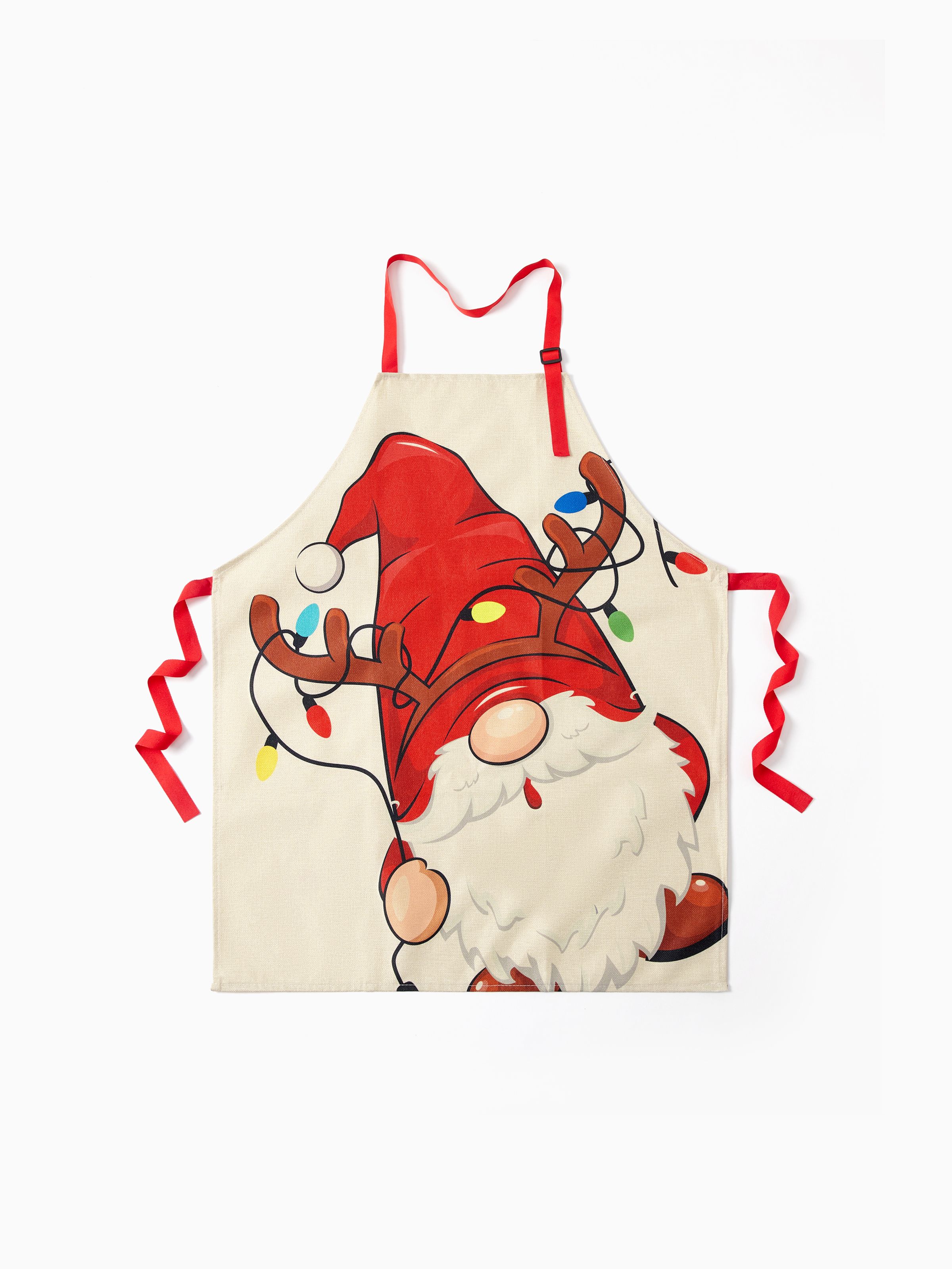 

Christmas Apron Family Matching Gnome Big Graphic Kitchen Apron