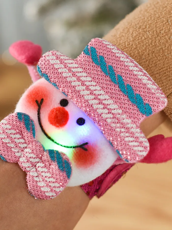 Bracelet lumineux avec des éléments festifs de Noël