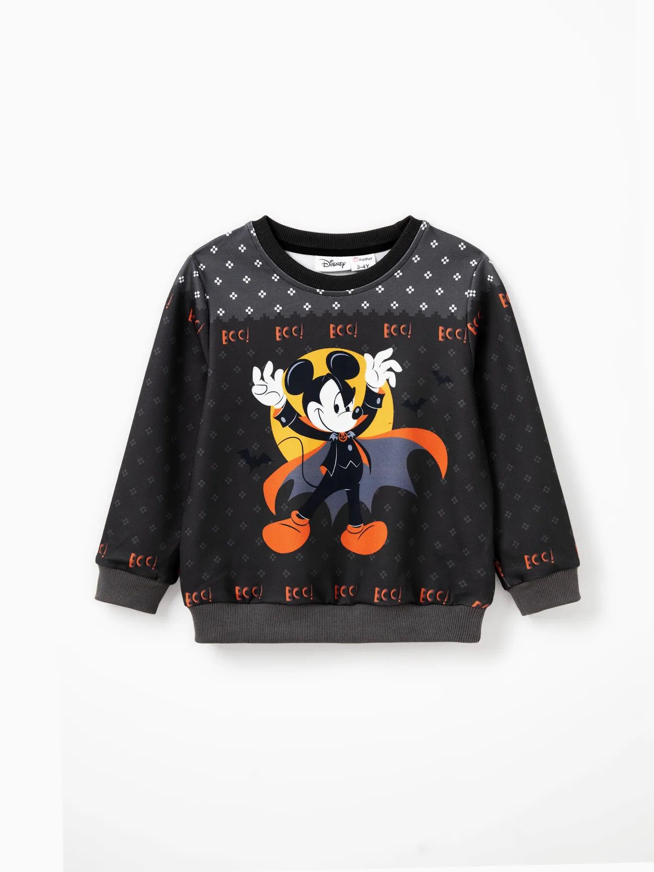 

Disney Mickey and Friends Family matching Halloween Vampire and Witch Print Long-sleeve Sweatshirt