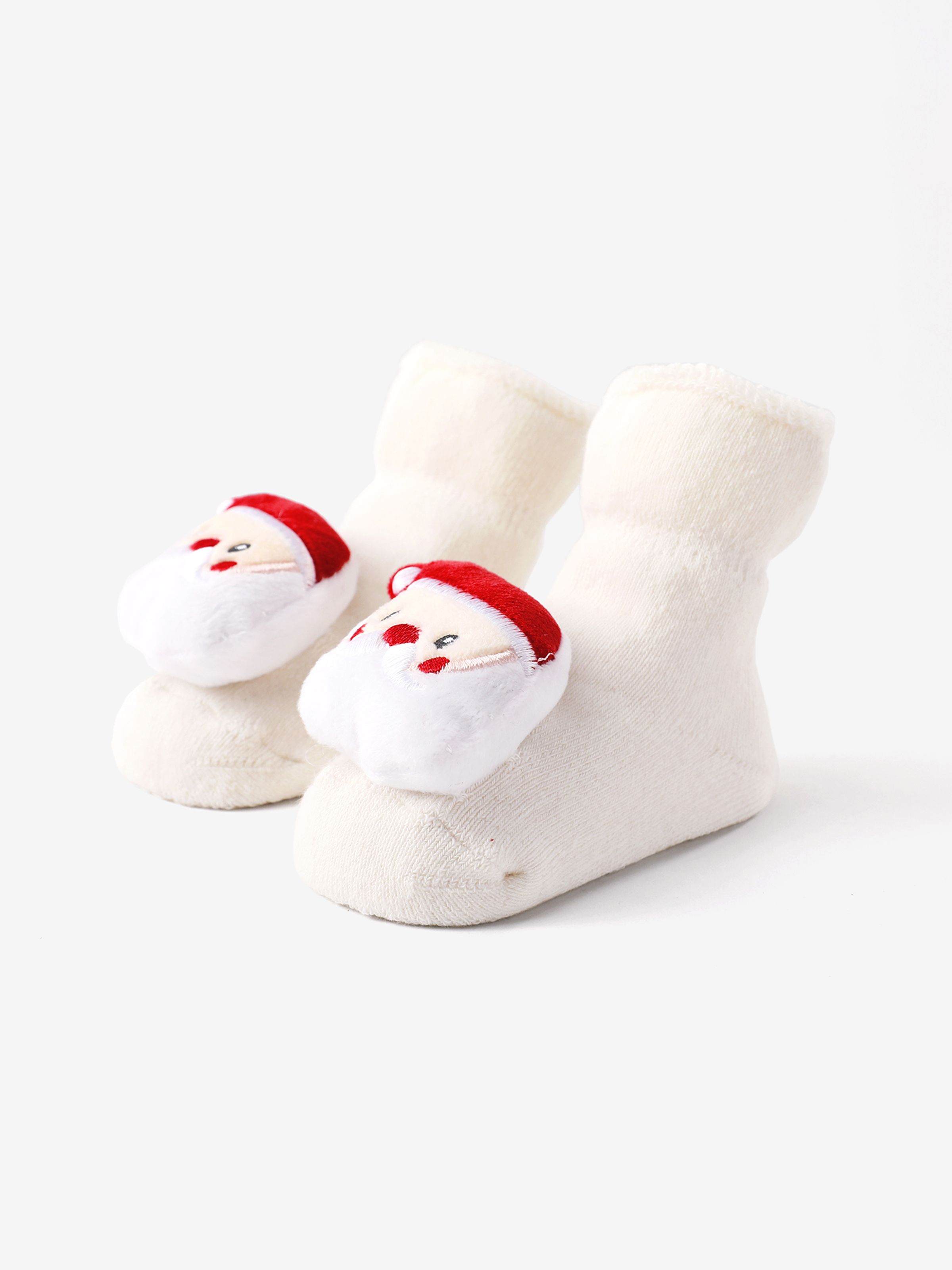 

Christmas thickened terry newborn doll socks, indoor non-slip floor socks