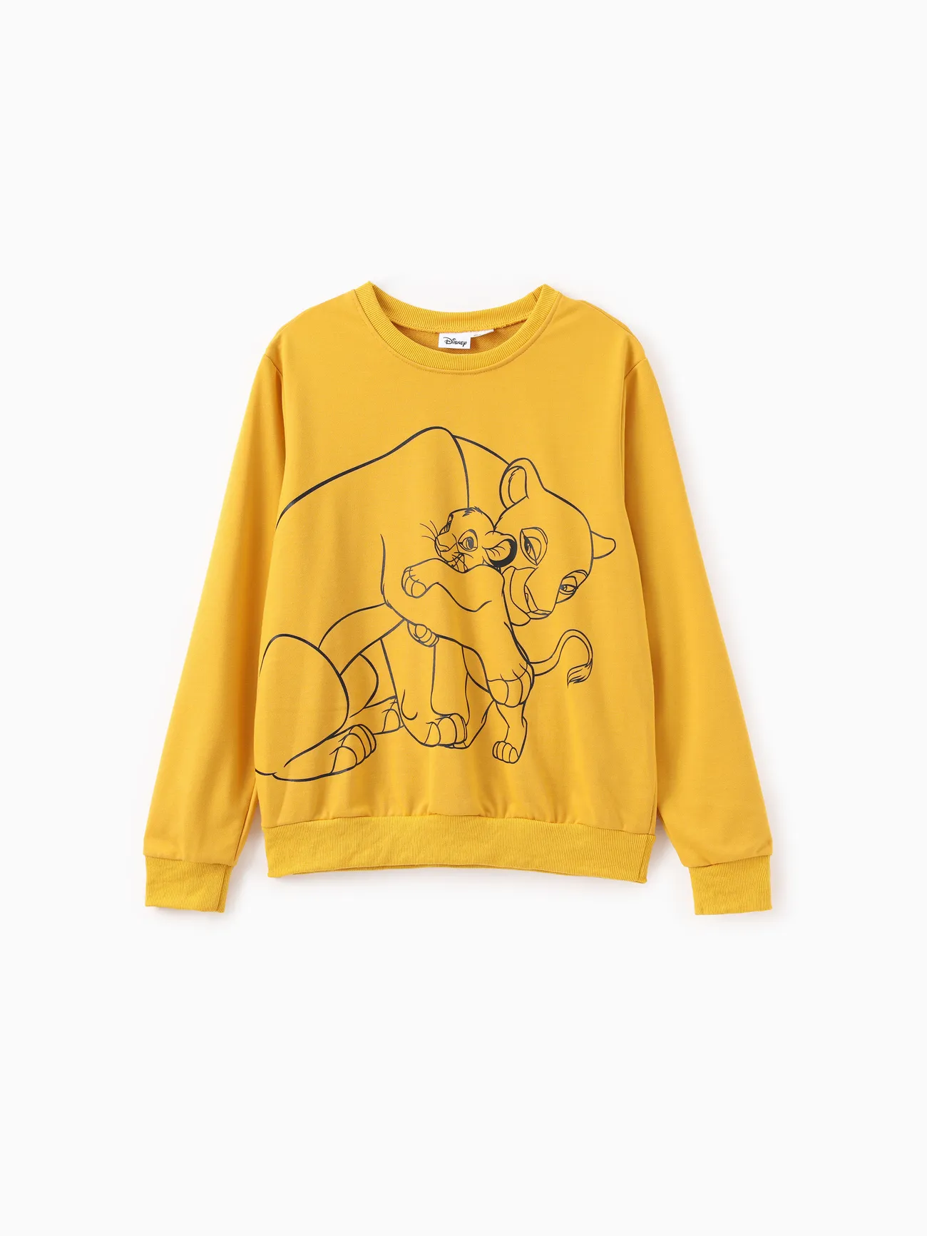 

Disney Lion King Family Matching Simba Line Drawing Character Print Sweatshirt/Onesie