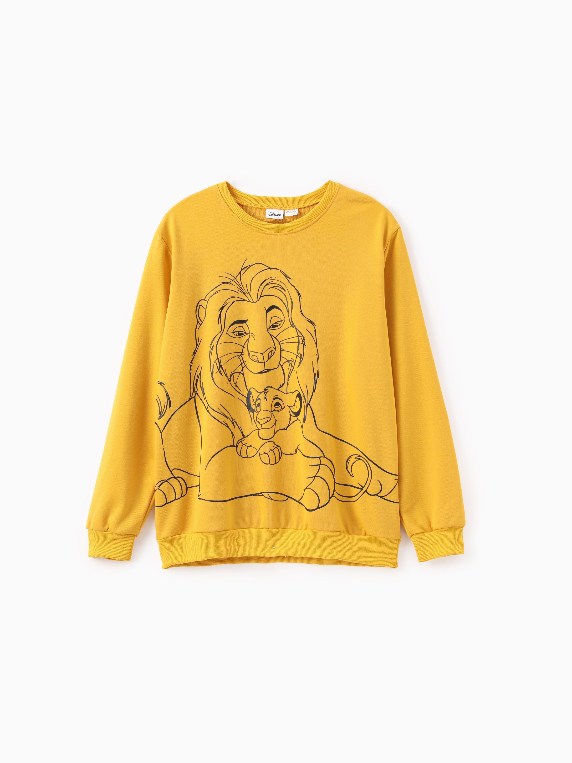 

Disney Lion King Family Matching Simba Line Drawing Character Print Sweatshirt/Onesie