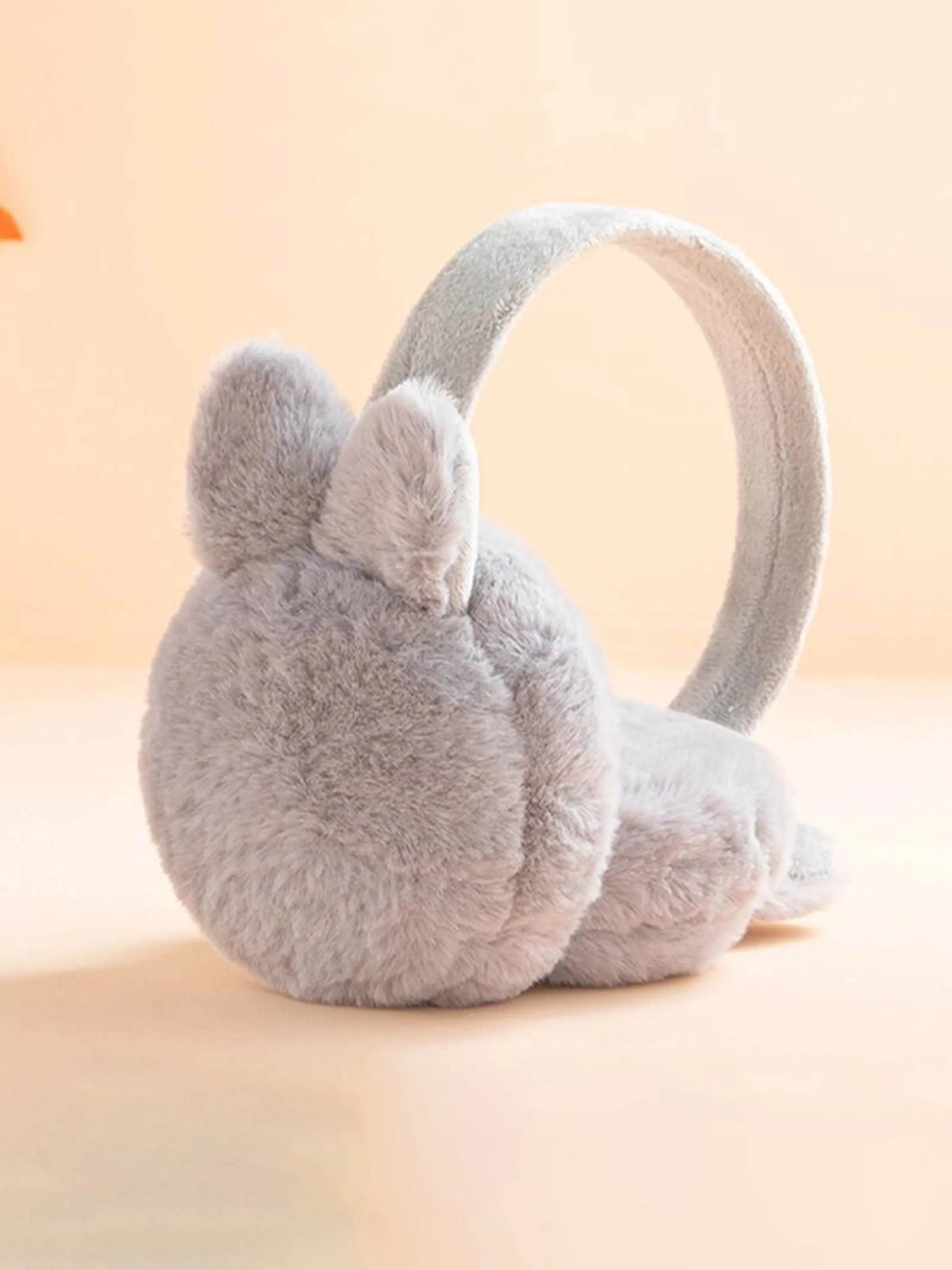 Toddler / Kid Winter Rabbit Earmuffs Warm Plush Foldable Outdoor Ear Warmers Ear Muffs