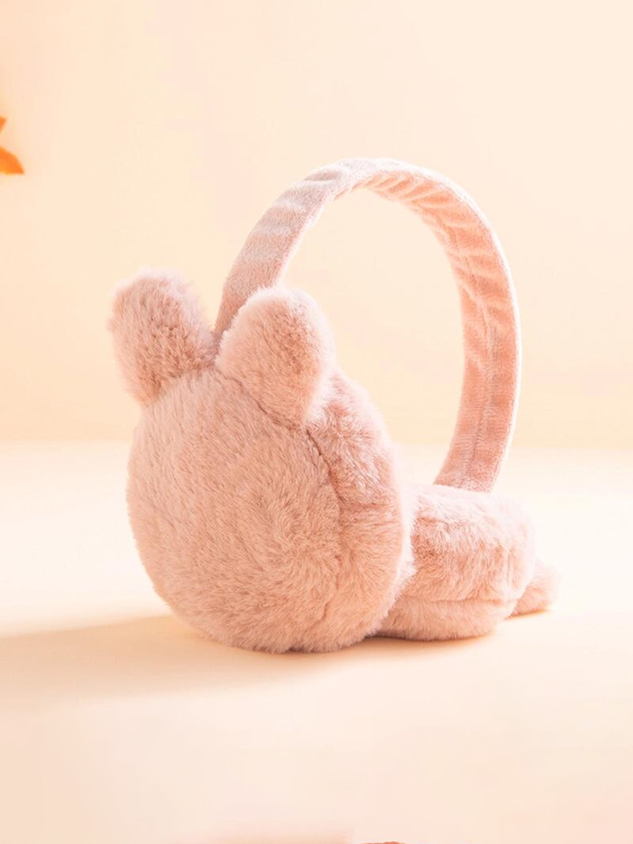 

Toddler / Kid Winter Rabbit Earmuffs Warm Plush Foldable Outdoor Ear Warmers Ear Muffs