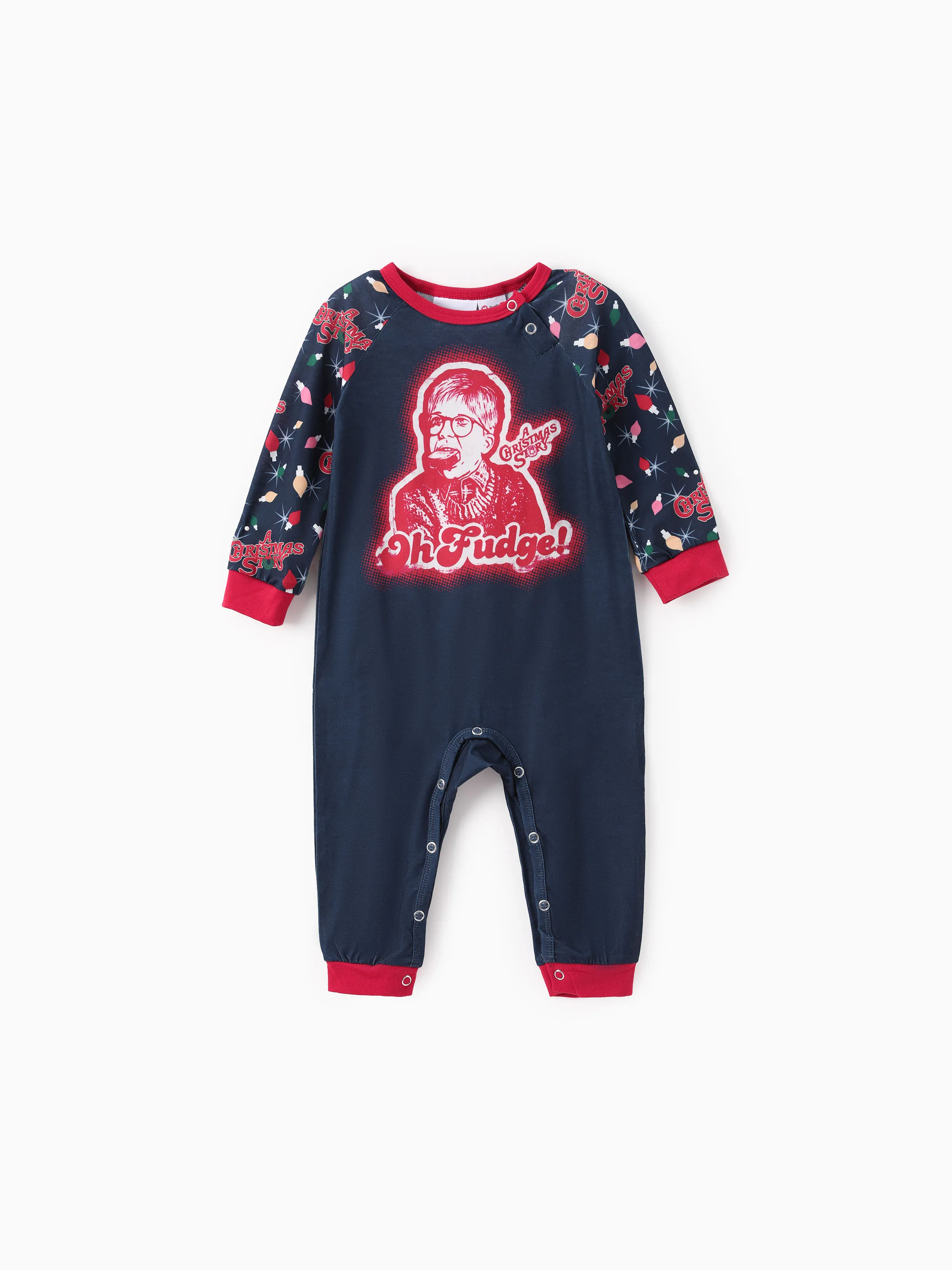 A Christmas Story Family Matching Christmas Character Lantern Pattern Pajama Set (Flame Resistant)