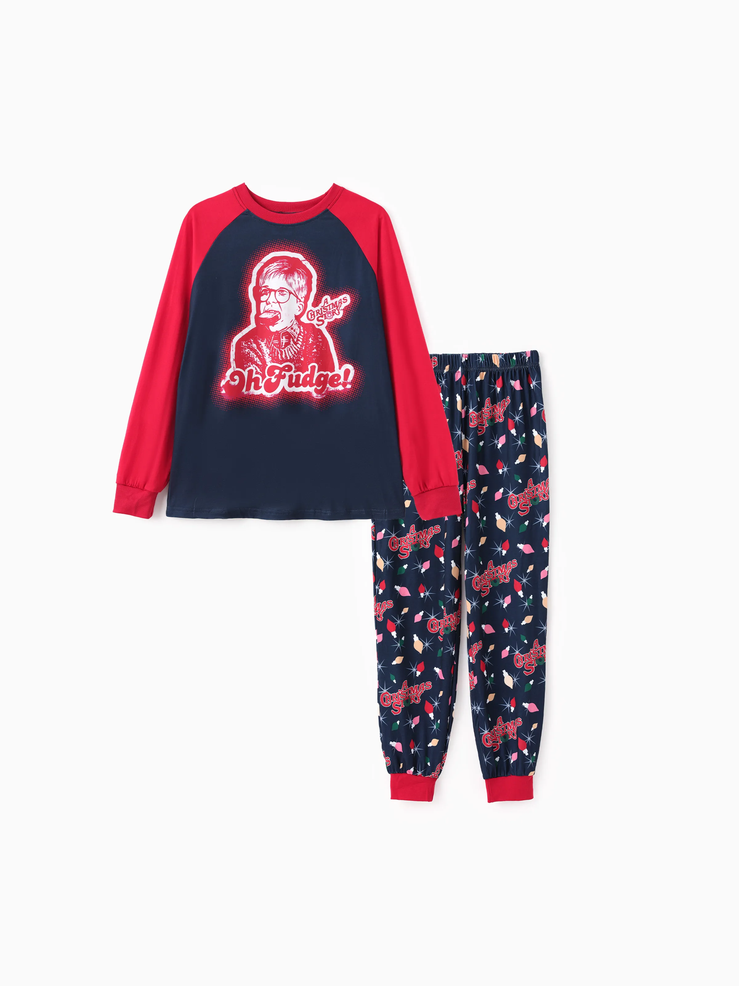 

A Christmas Story Family Matching Christmas Character Lantern Pattern Pajama Set (Flame Resistant)