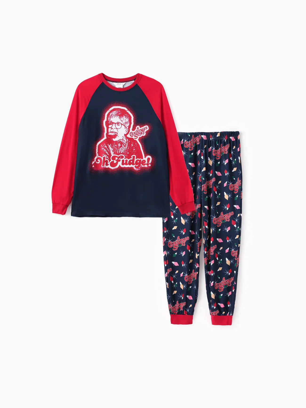 

A Christmas Story Family Matching Christmas Character Lantern Pattern Pajama Set (Flame Resistant)