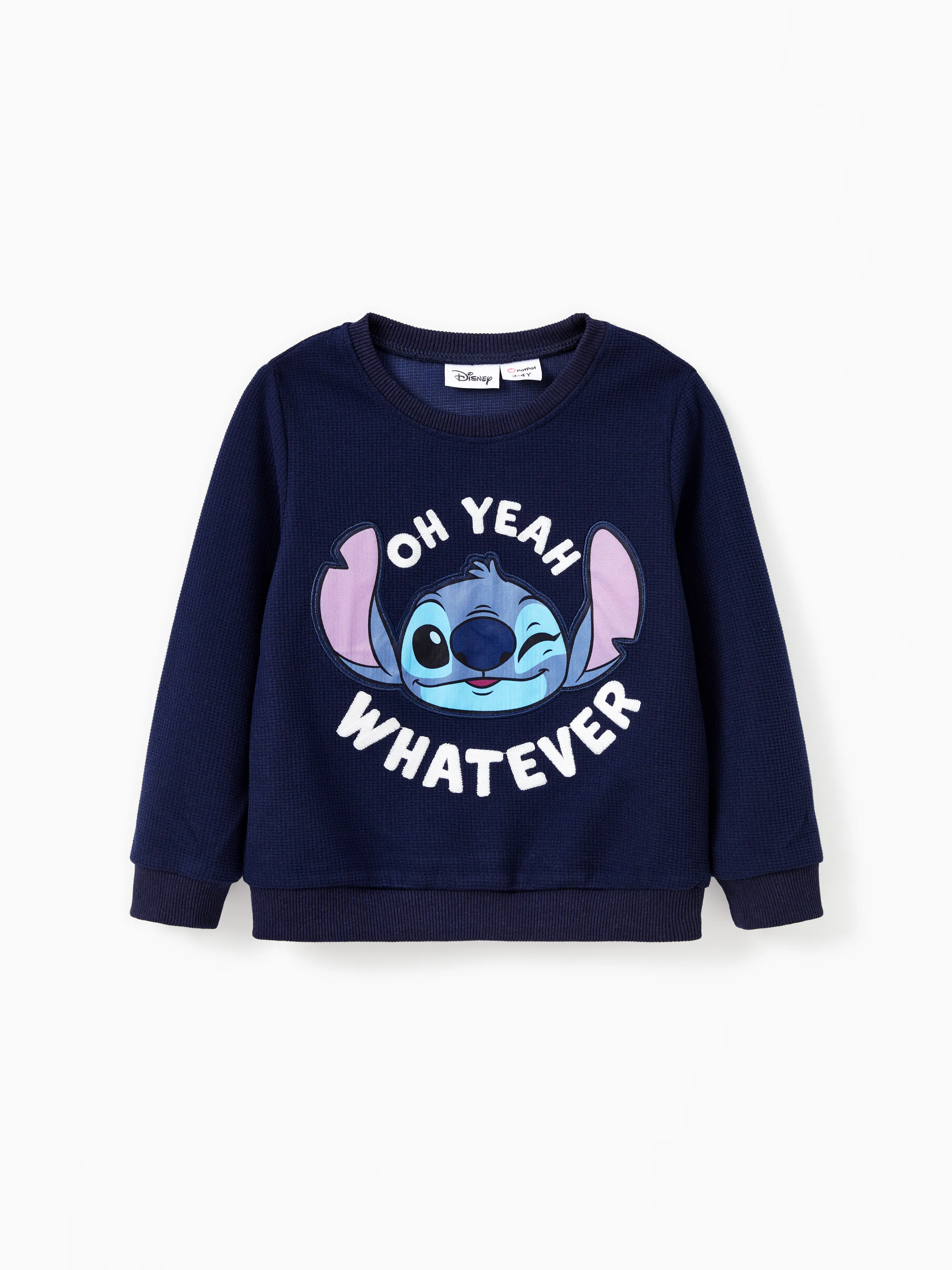 

Disney Stitch Family matching Character Embroidered Knotted Dress/Sweatshirt