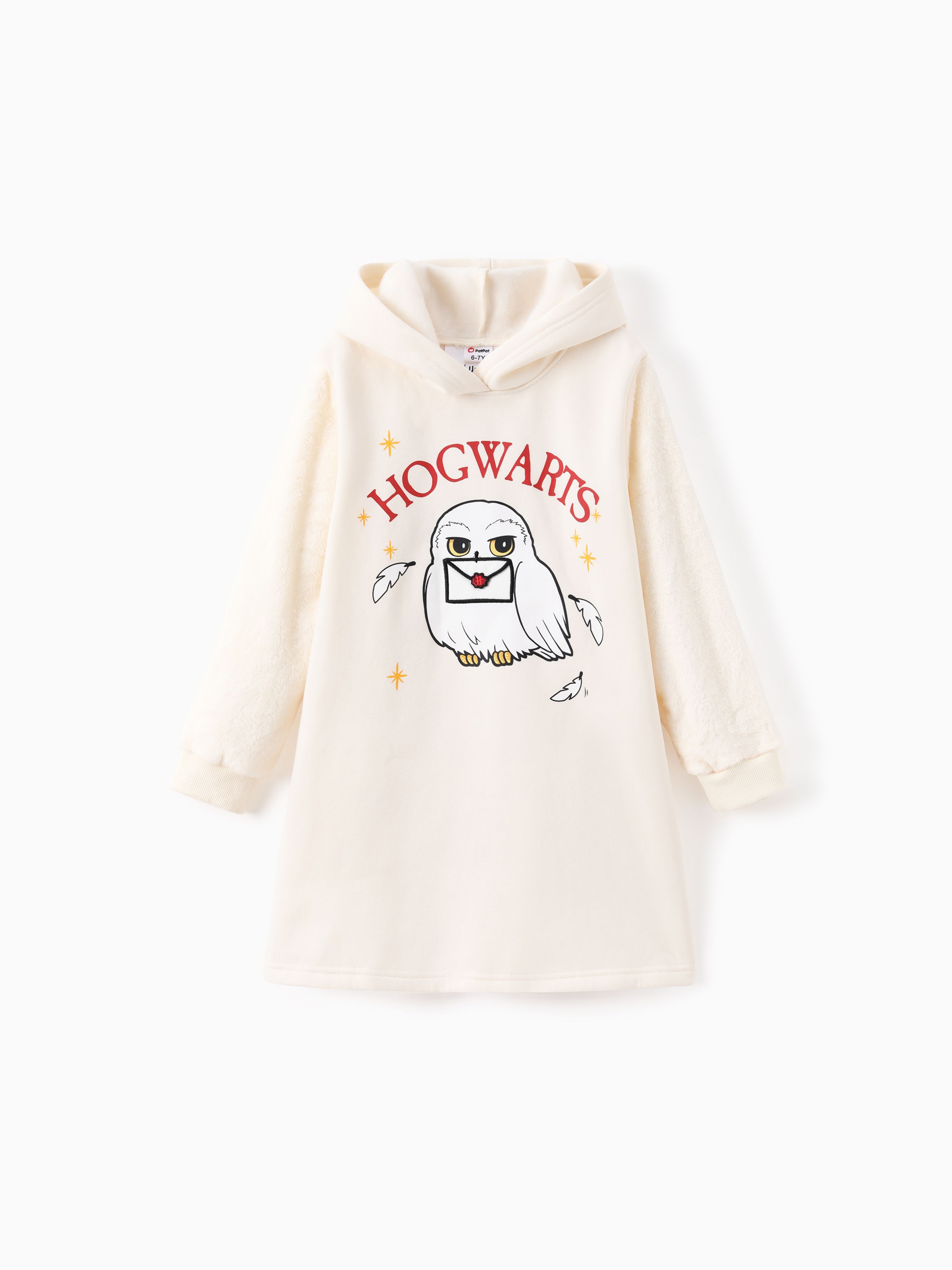 

Harry Potter Kid Girl 1pc Owl 3D Envelop Plush Long-sleeve Hooded Dress