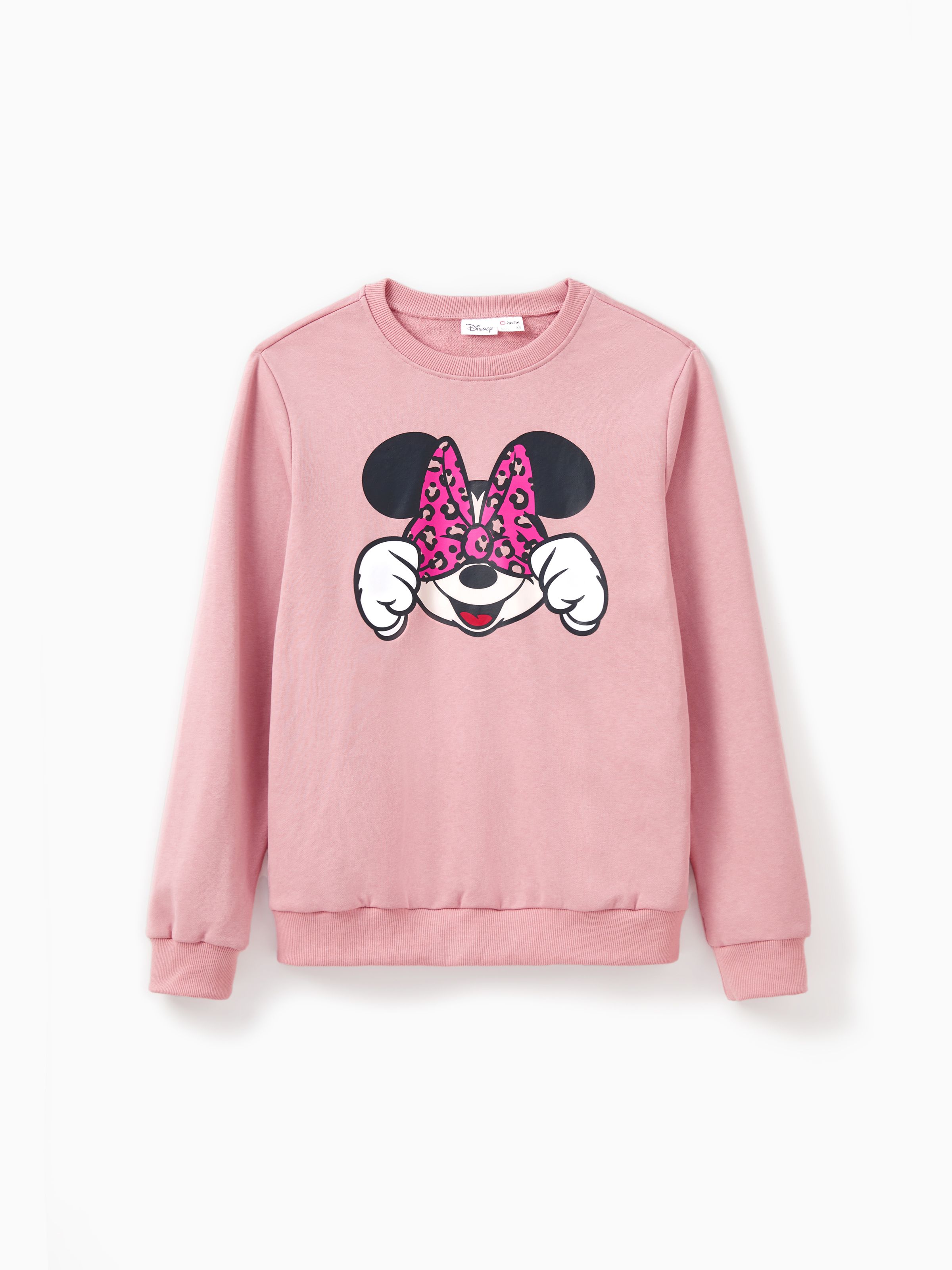 

Disney Mickey and Friends Mommy And Me 1pc Cotton Minnie Mouse Bowknot Long-sleeve Sweatshirt/Jumpsuit