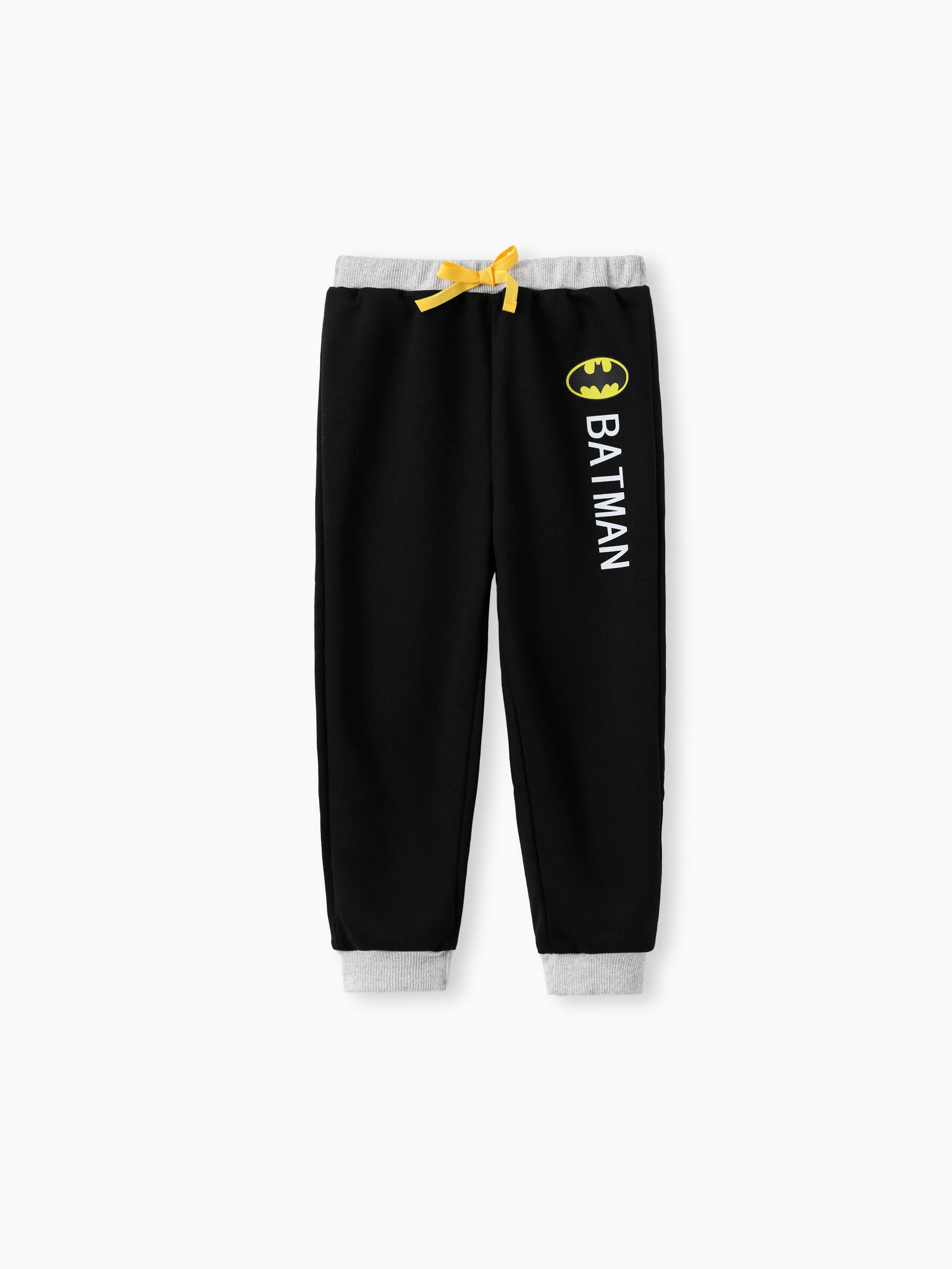 Justice League Toddler/Kid Boy 1pc Cotton Batman Logo Pattern Colorblock Pants