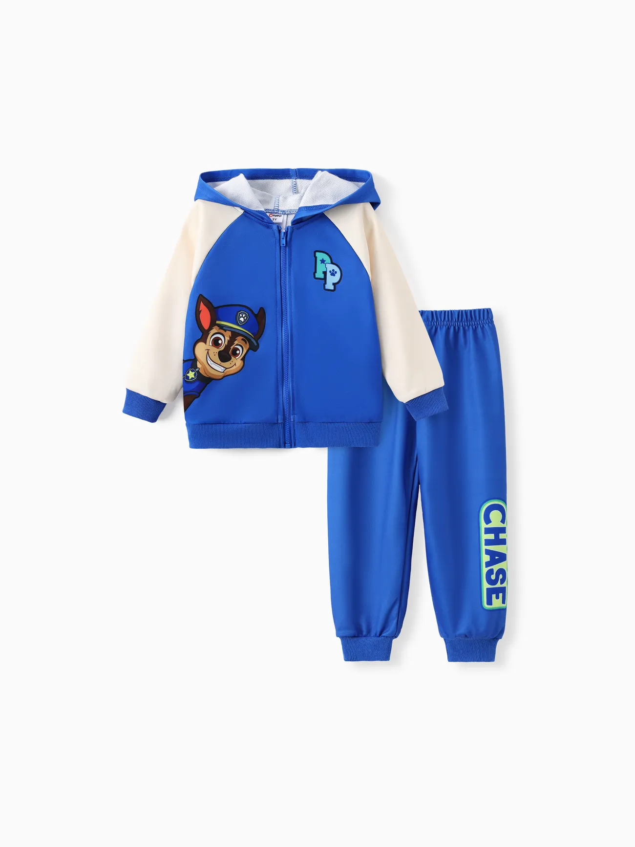 

PAW Patrol Toddler Boy/Girl 2pcs Chase/Marshall/Skye Colorblock Long-sleeve Hooded Jacket And Pants Set