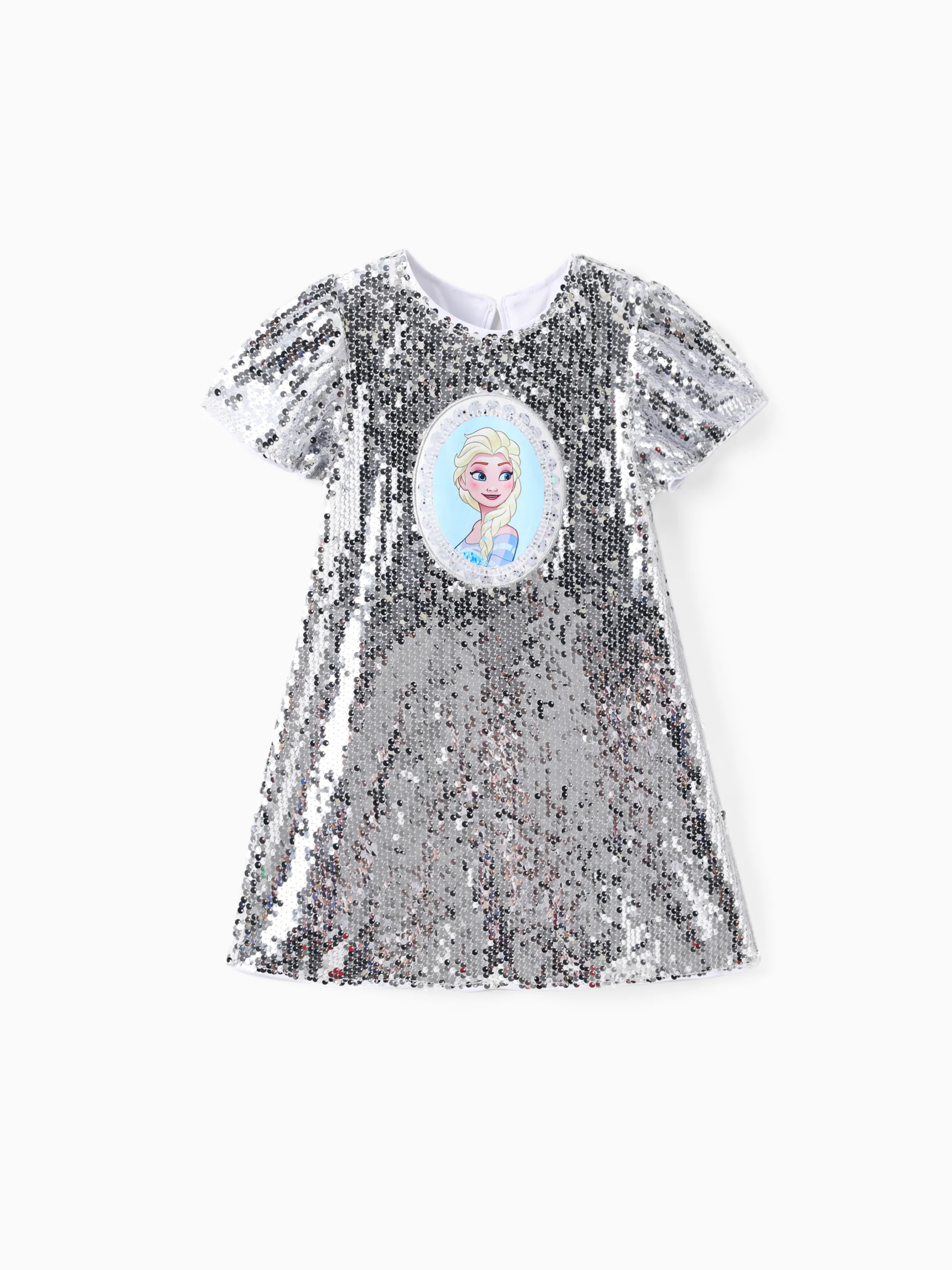 

Disney Frozen Toddler Girl 1pc Elsa Ruffle-sleeve Sequin Dress