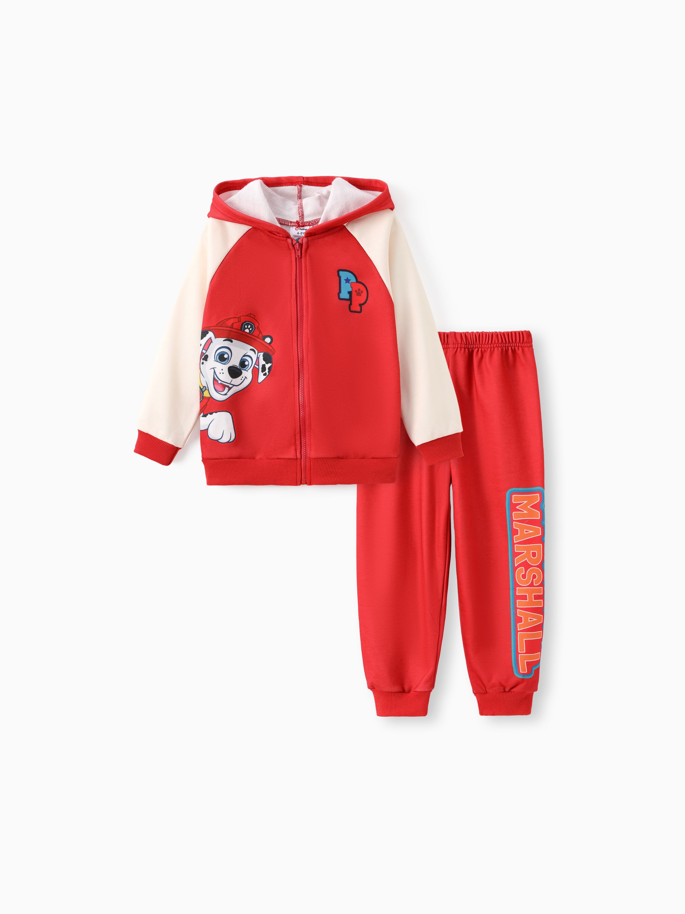 

PAW Patrol Toddler Boy/Girl 2pcs Chase/Marshall/Skye Colorblock Long-sleeve Hooded Jacket And Pants Set