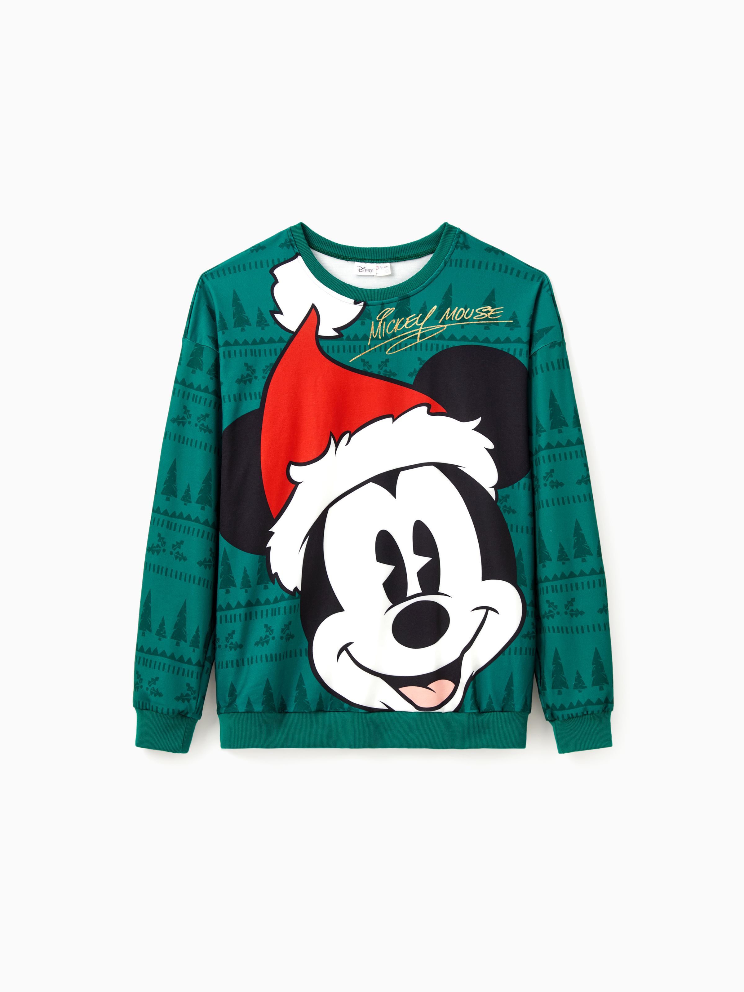 

Disney Mickey and Friends Family matching 1pc Christmas Tree Pattern Long-sleeve Top/Jumpsuit