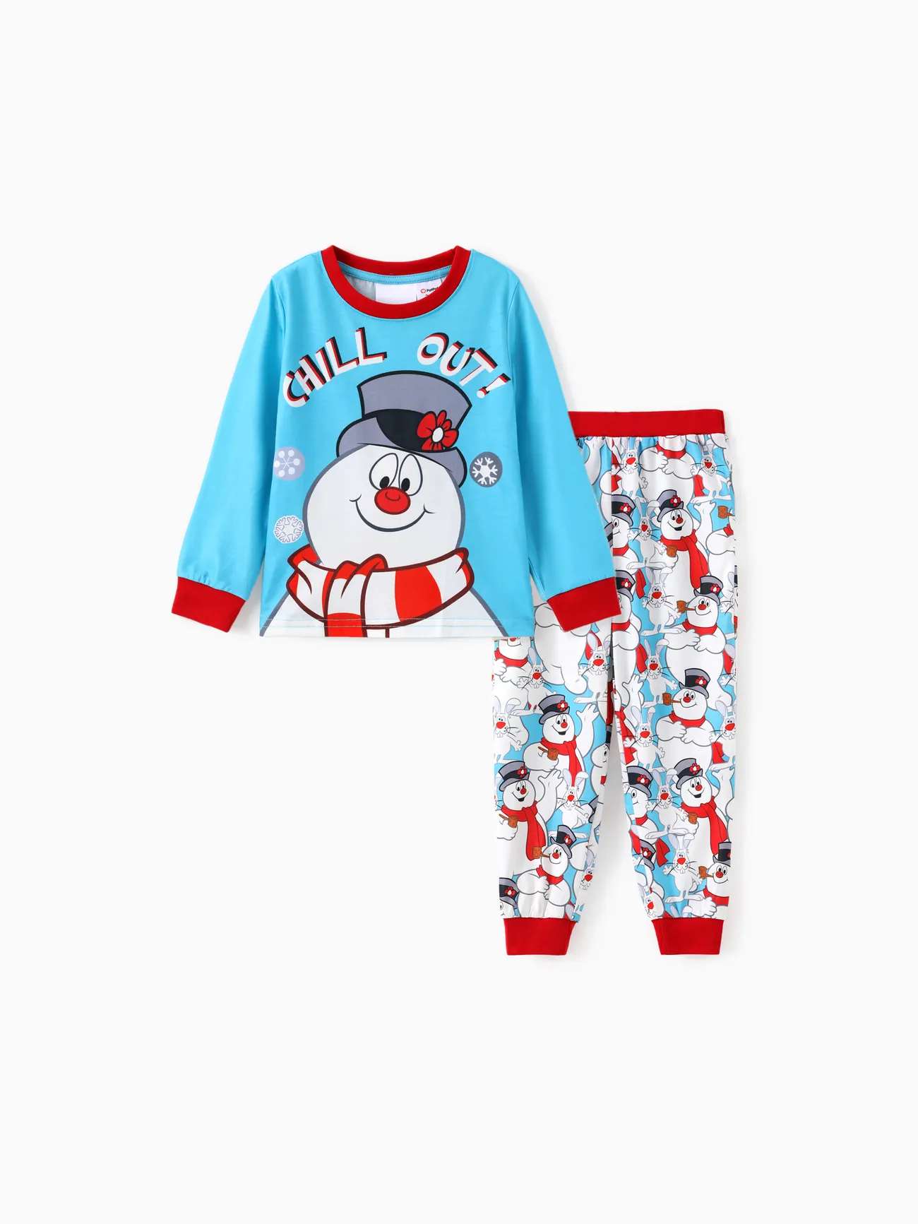 

Frosty The Snowman Family Matching Christmas Snowman Pattern Pajama Set