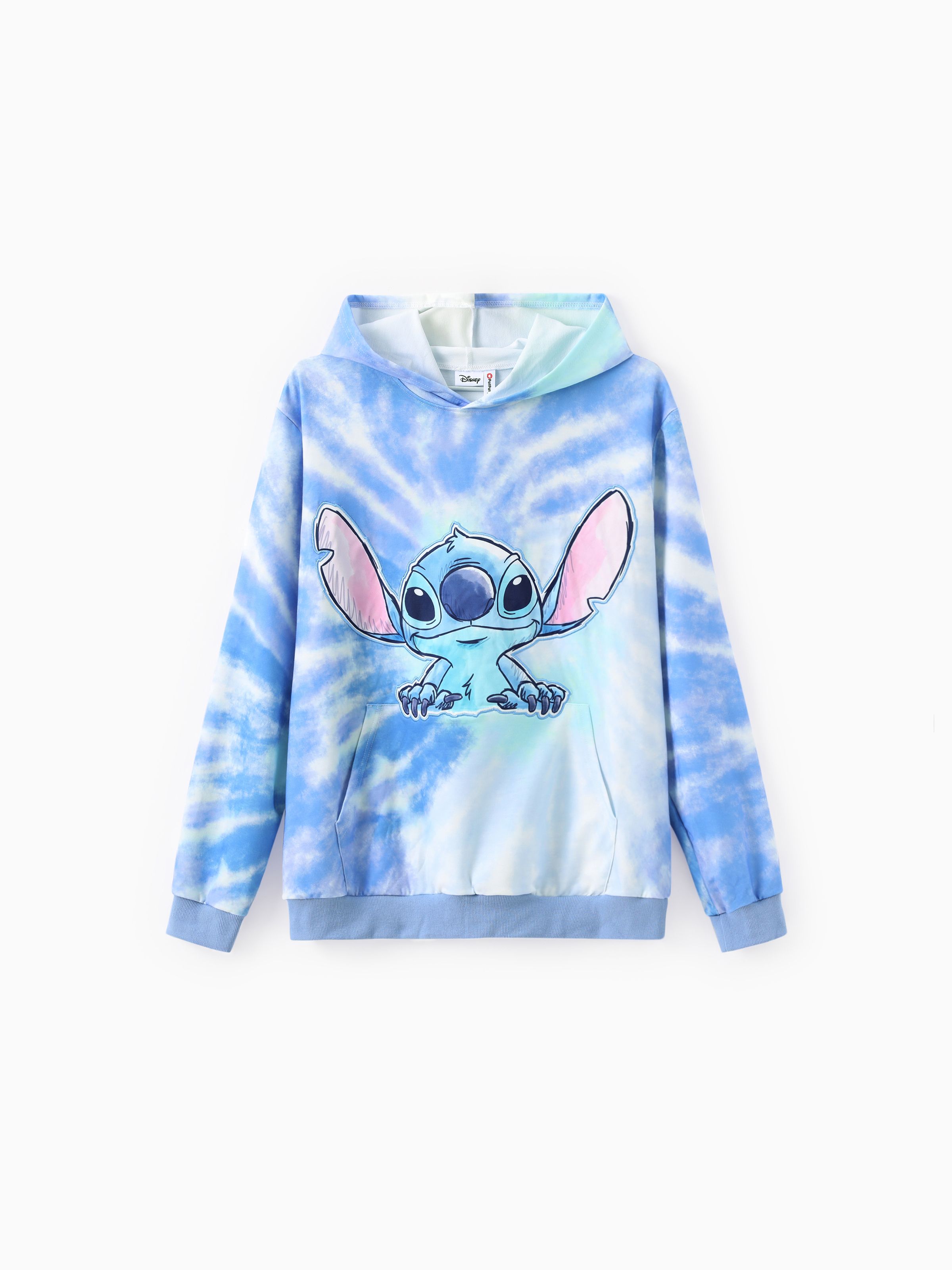 

Disney Stitch Family matching 1pc Character Embroidered Tie-dyed Hoodie