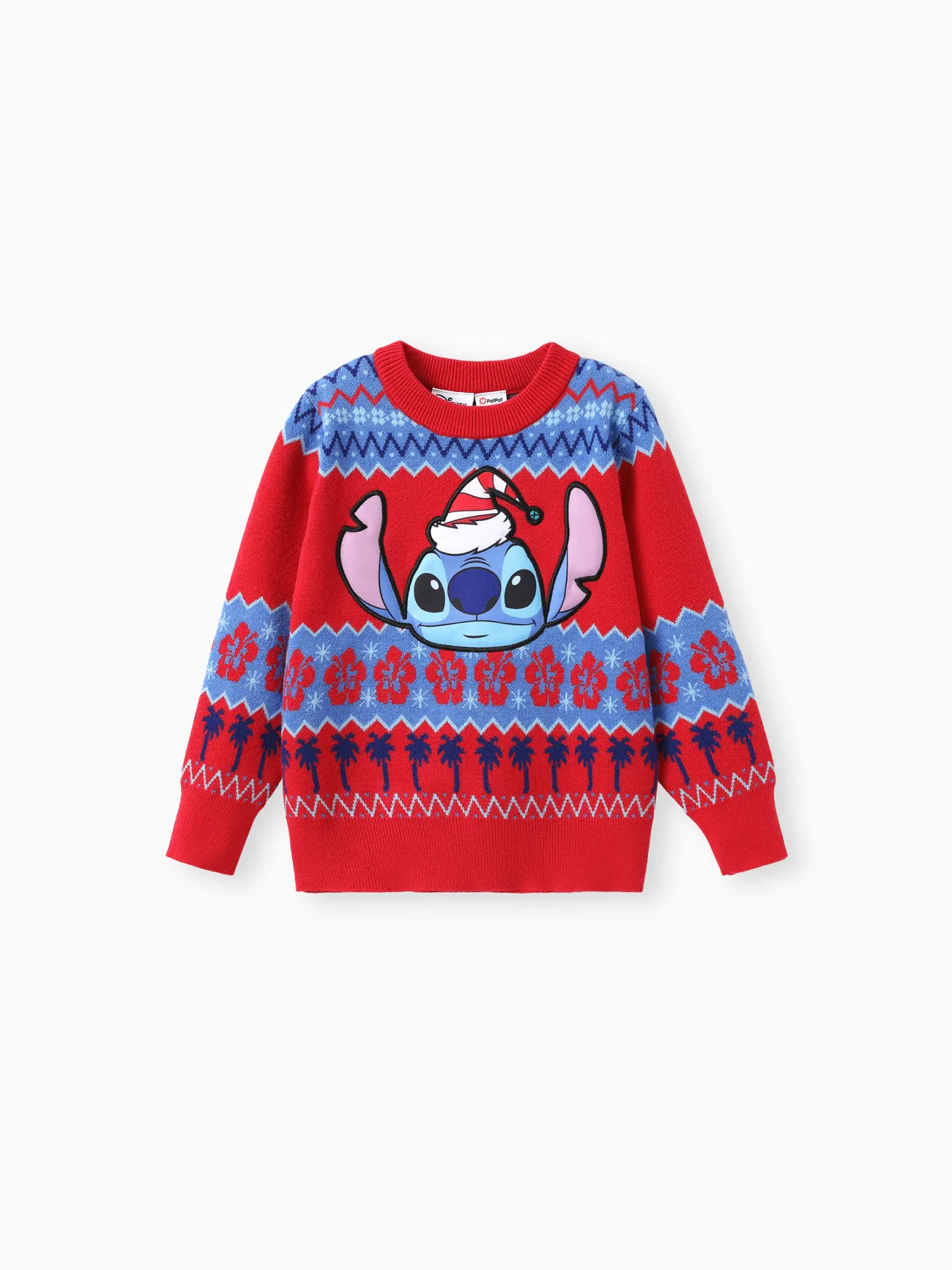 

Disney Stitch Family matching Christmas Pattern Long-sleeve Knitwear