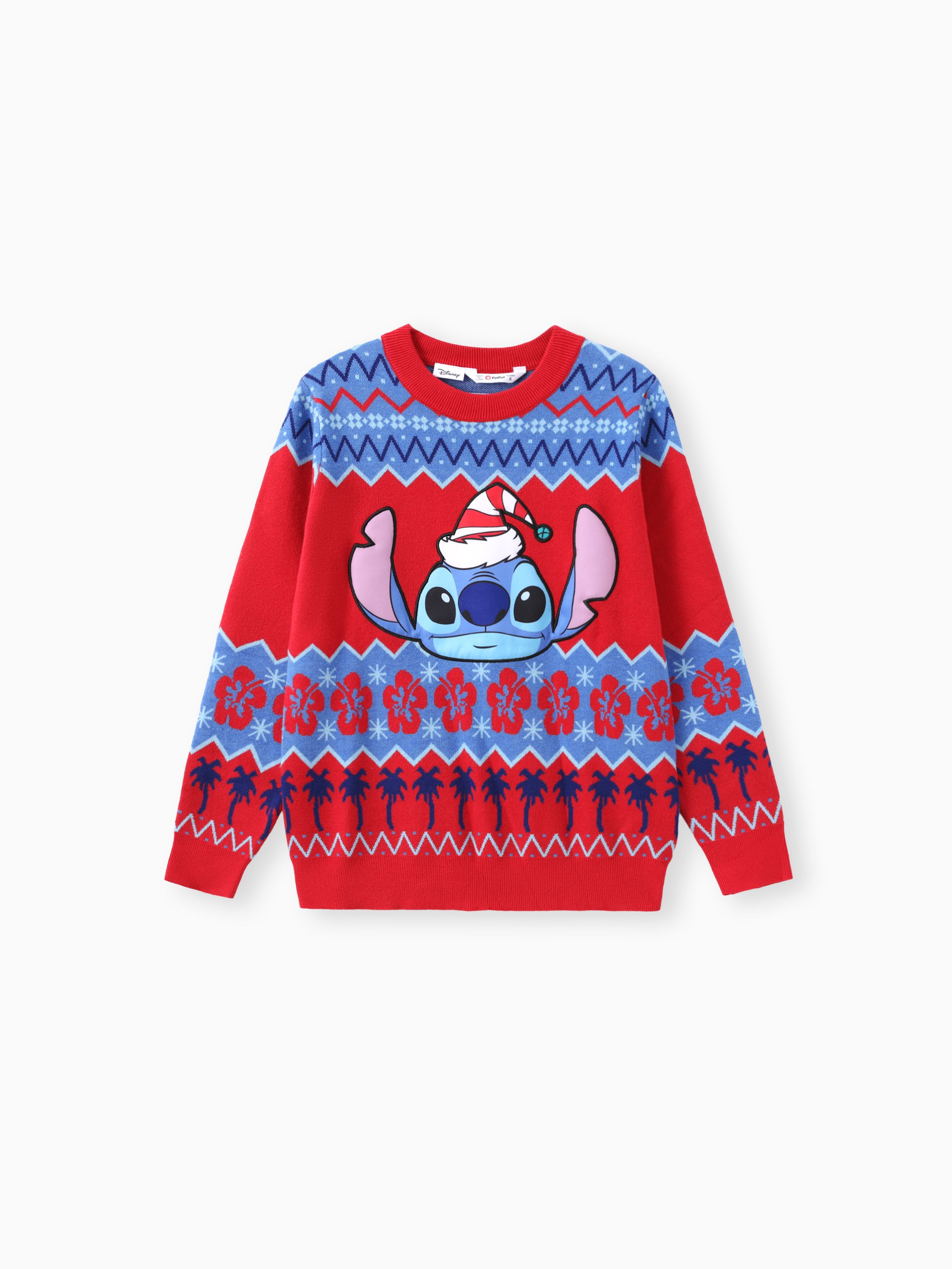 

Disney Stitch Family matching Christmas Pattern Long-sleeve Knitwear