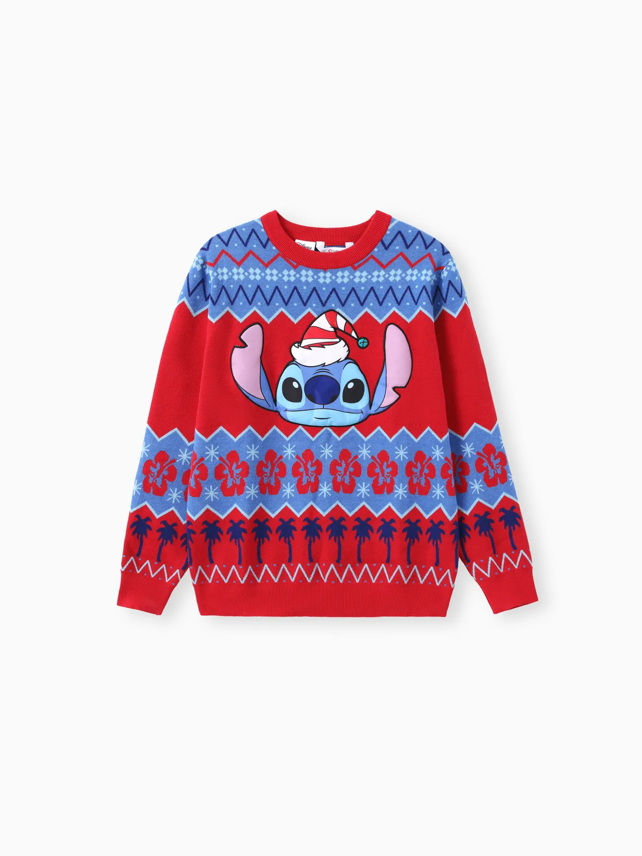 

Disney Stitch Family matching Christmas Pattern Long-sleeve Knitwear