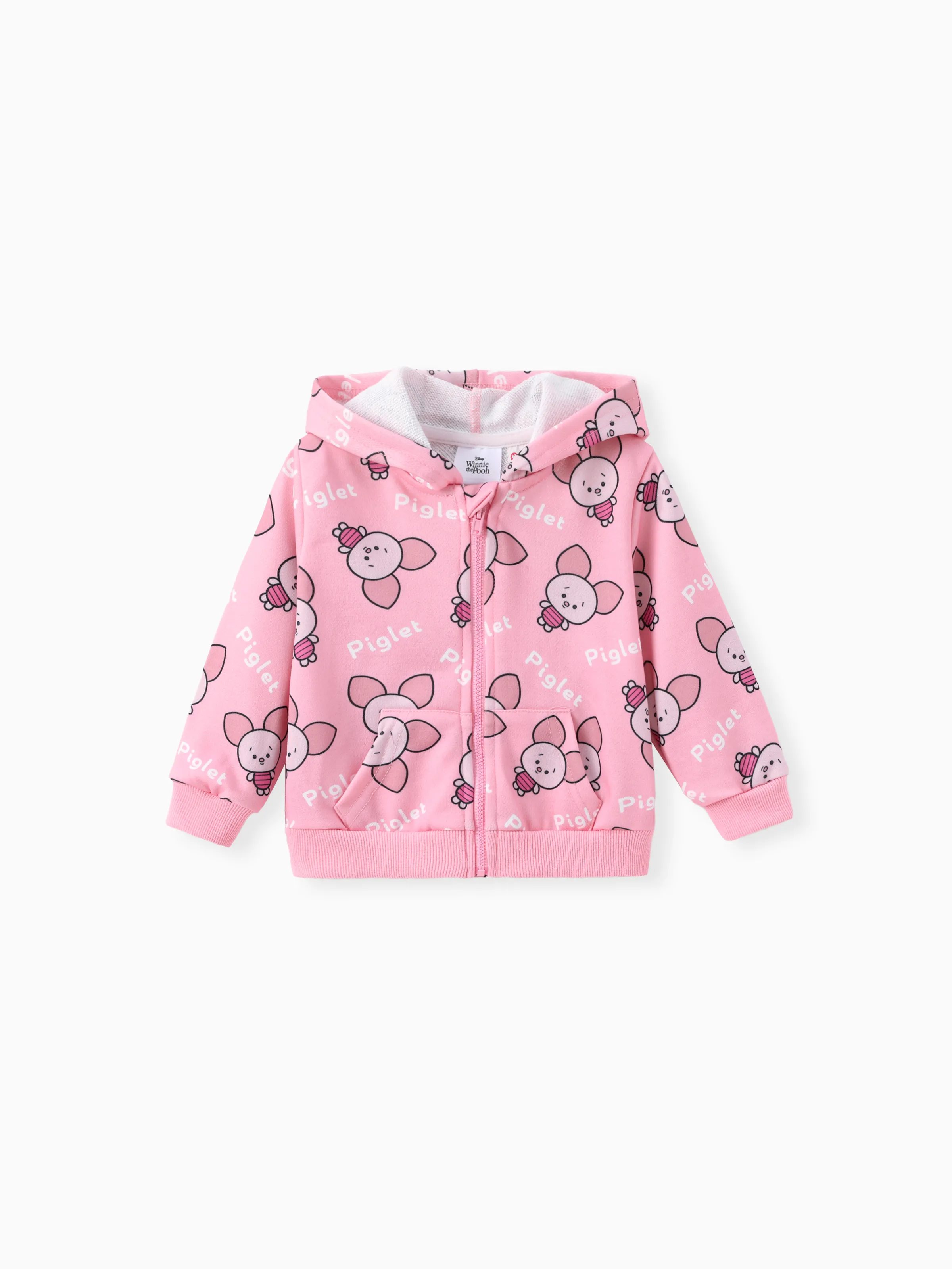 

Disney Winnie the Pooh Baby/Toddler Boy/GIrl Character Allover Print Hooded Jacket