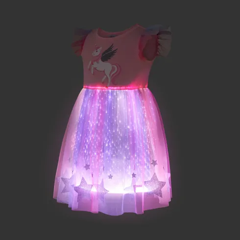 Go-Glow Illuminating Unicorn Dress With Light Up Skirt Including Controller (Built-In Battery) Multi-color big image 13