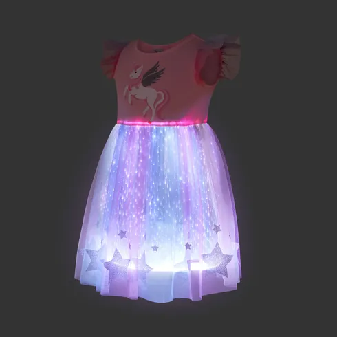 Go-Glow Illuminating Unicorn Dress With Light Up Skirt Including Controller (Built-In Battery) Multi-color big image 15