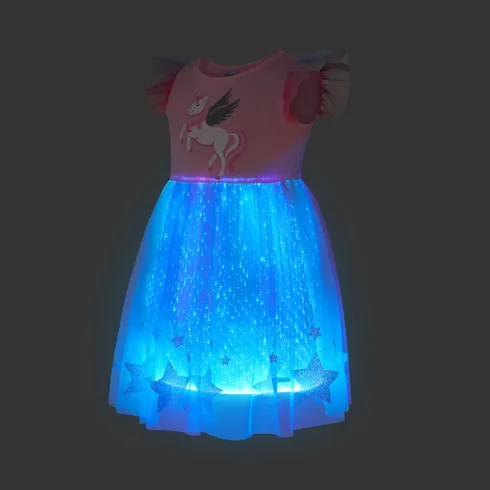 Go-Glow Illuminating Unicorn Dress With Light Up Skirt Including Controller (Built-In Battery) Multi-color big image 14