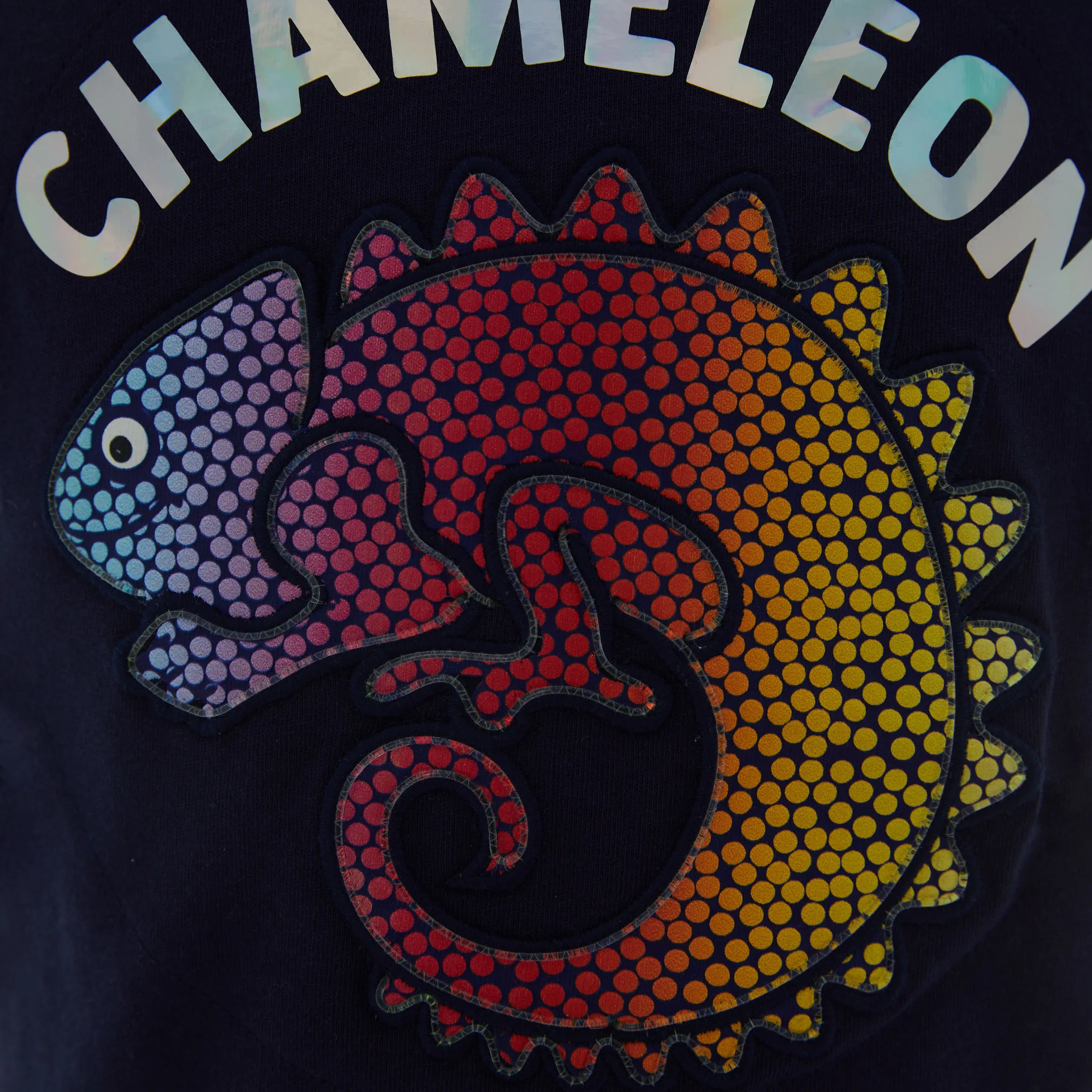 Go-Glow Illuminating T-shirt with Light Up Chameleon Including Controller (Built-In Battery) Navy big image 14