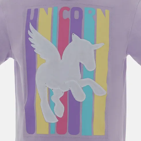 Go-Glow Illuminating T-shirt with Light Up Unicorn Including Controller (Built-In Battery) Light Purple big image 15