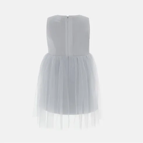 Go-Glow Light Up White Party Dress With Sequined Butterfly Including Controller (Built-In Battery) undefined big image 17