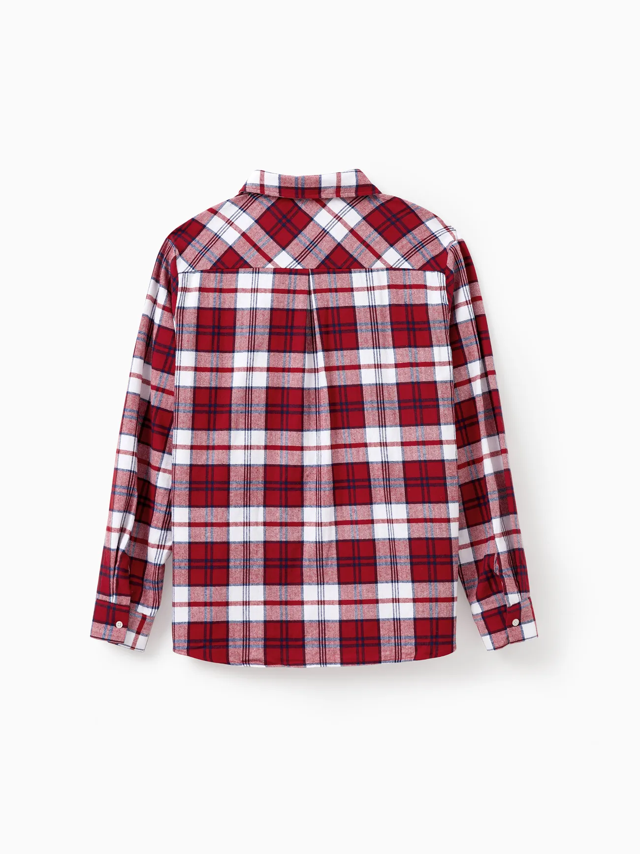Men - Scarlet Matching Family Outfits Plaid Shirt or Embroidered Tulle Dress - Scarlet - image 23
