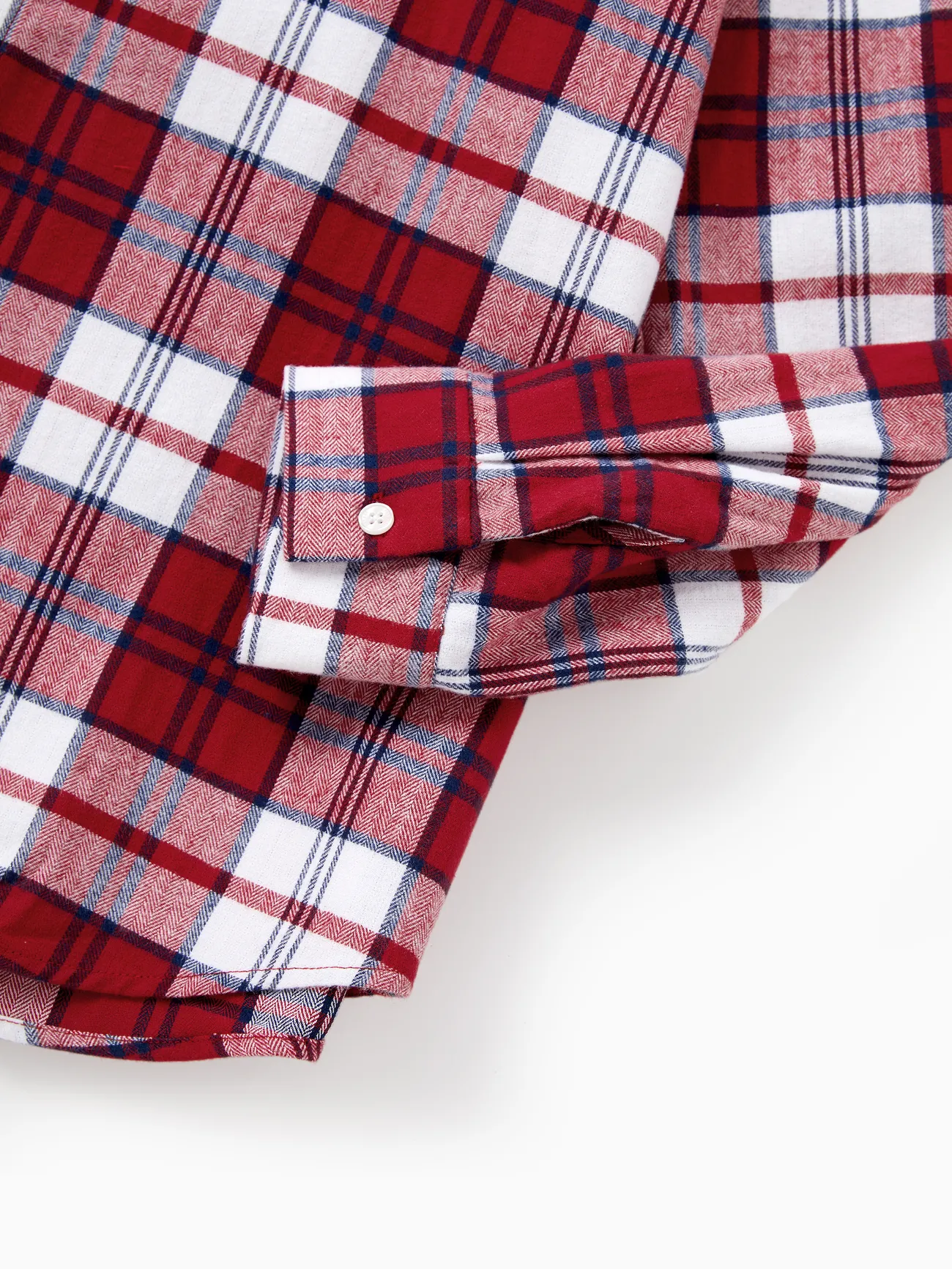 Men - Scarlet Matching Family Outfits Plaid Shirt or Embroidered Tulle Dress - Scarlet - image 26