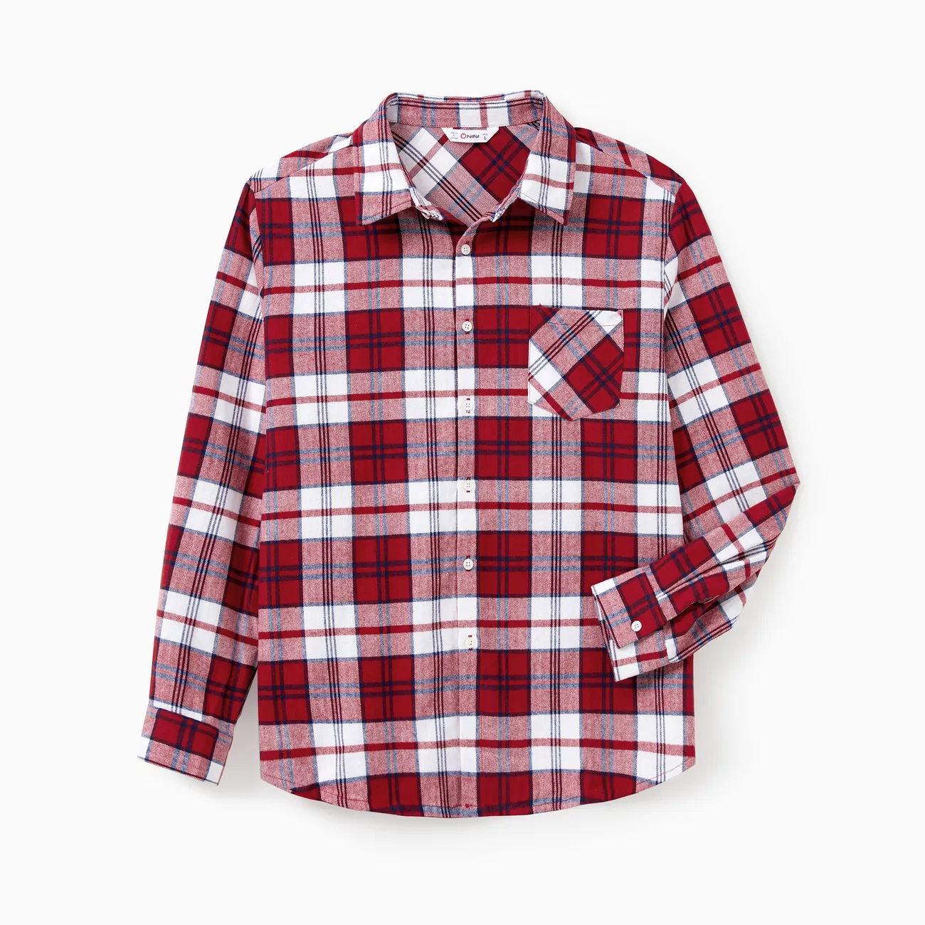 Scarlet Matching Family Outfits Plaid Shirt or Embroidered Tulle Dress