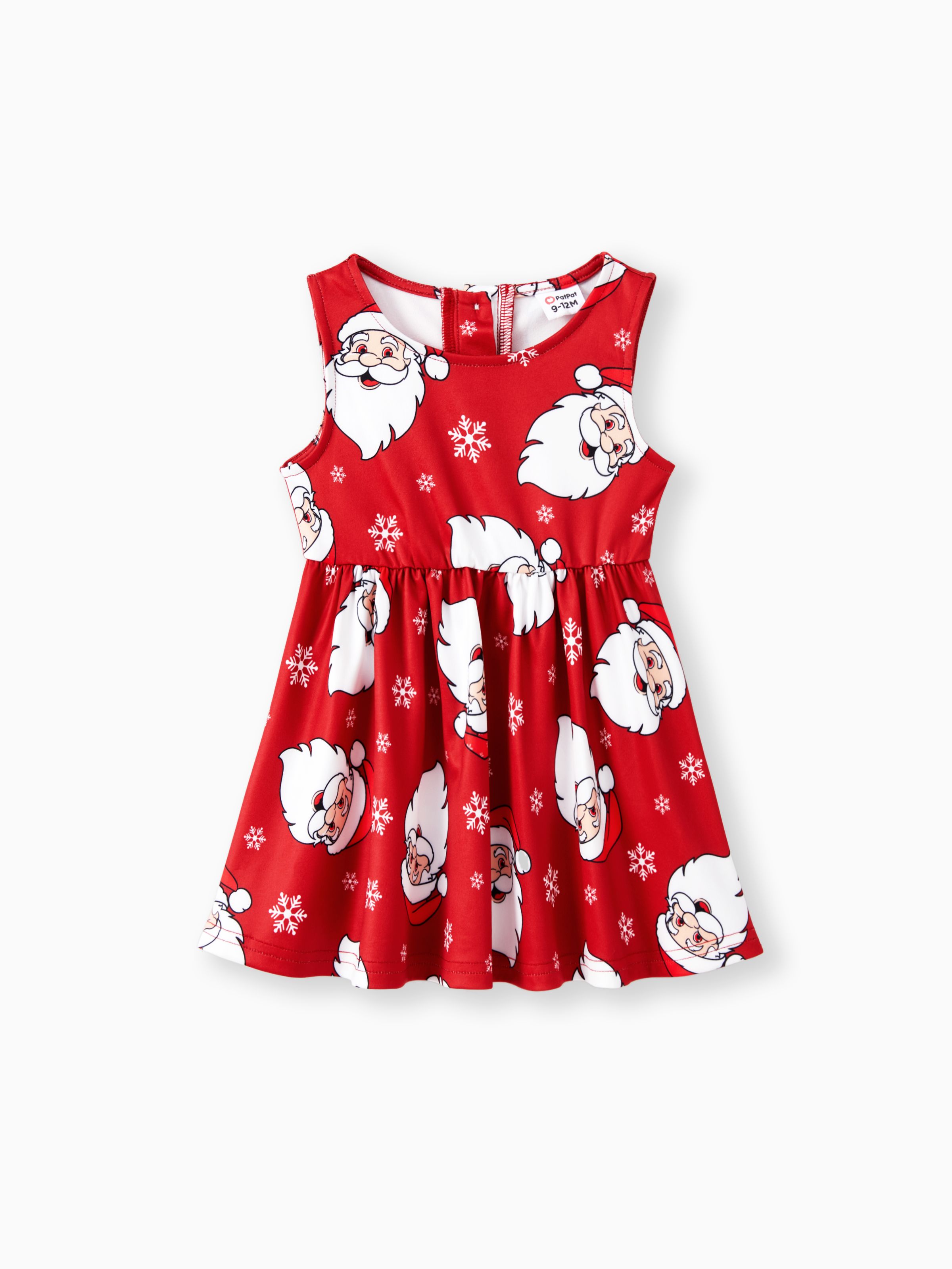 

Red Matching Christmas Family Outfits Santa Claus Pattern