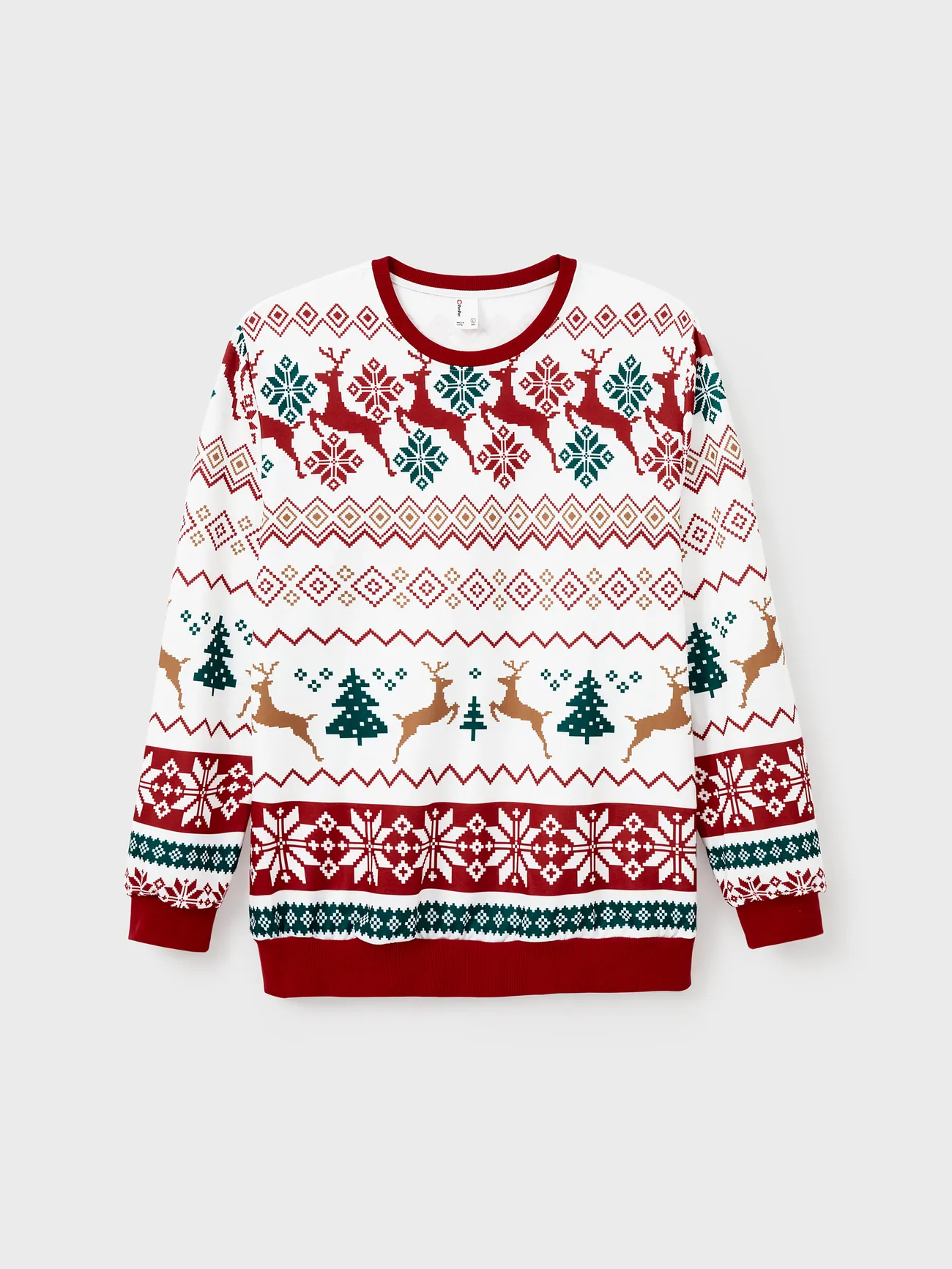 

Christmas Sweatshirt Allover Pattern Reindeer Outfits Matching for Family