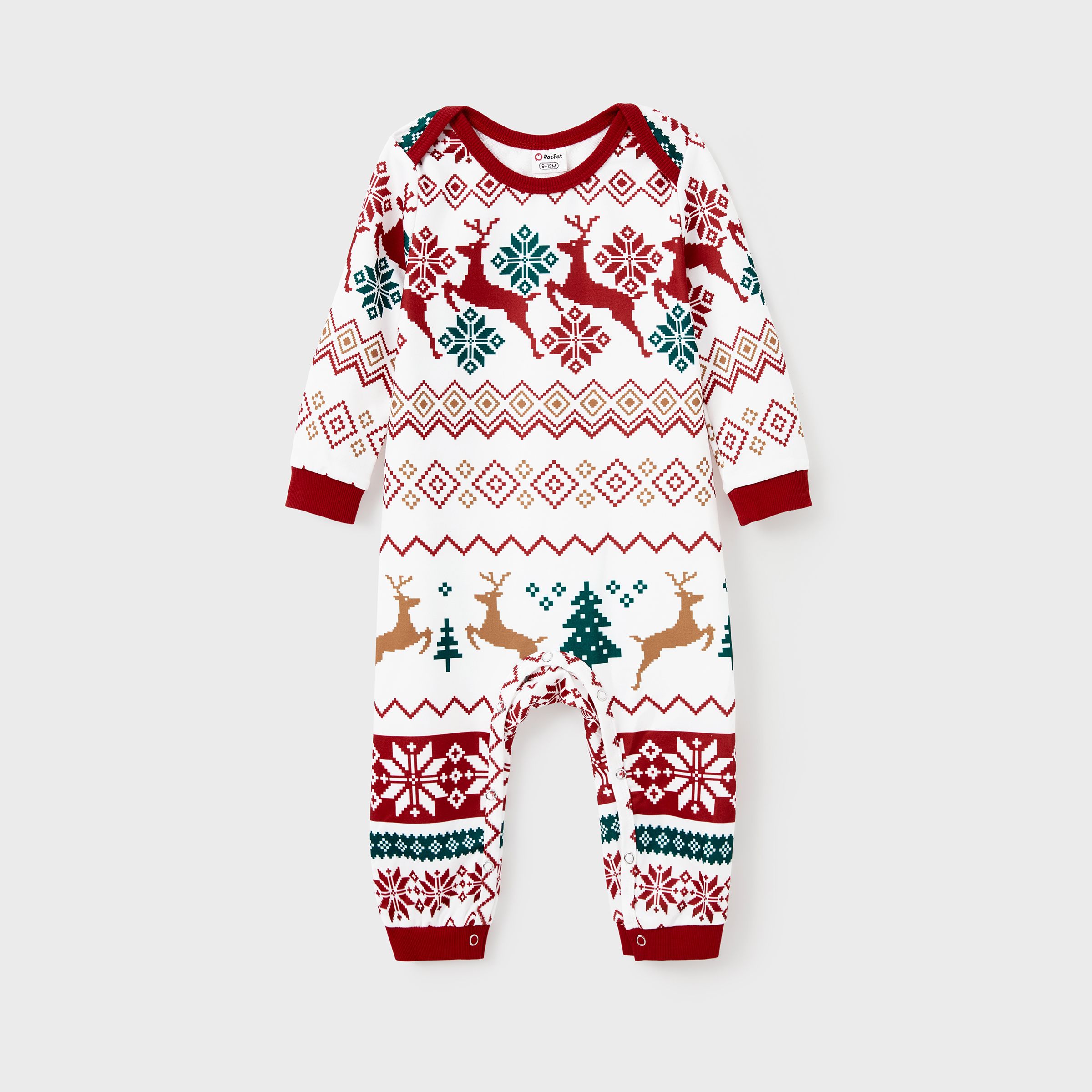 

Christmas Sweatshirt Allover Pattern Reindeer Outfits Matching for Family