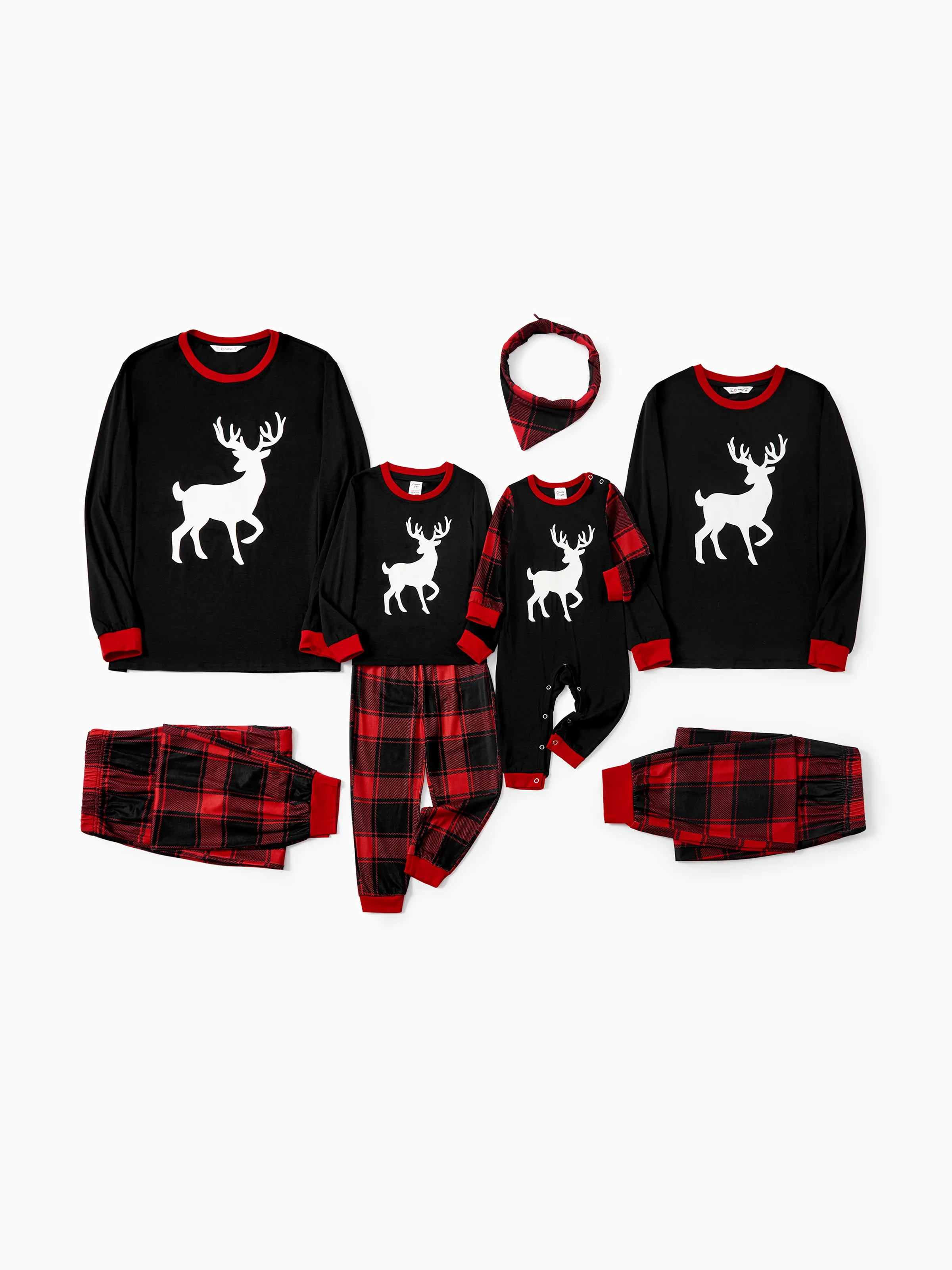 Christmas Tree Pajamas Matching Family Outfits (Long Sleeves)