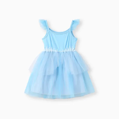 Go-Glow Disney Princess Cindere Illuminating Dress with Light Up Layered Tulle Skirt Including Controller (Built-In Battery) Light Blue big image 6