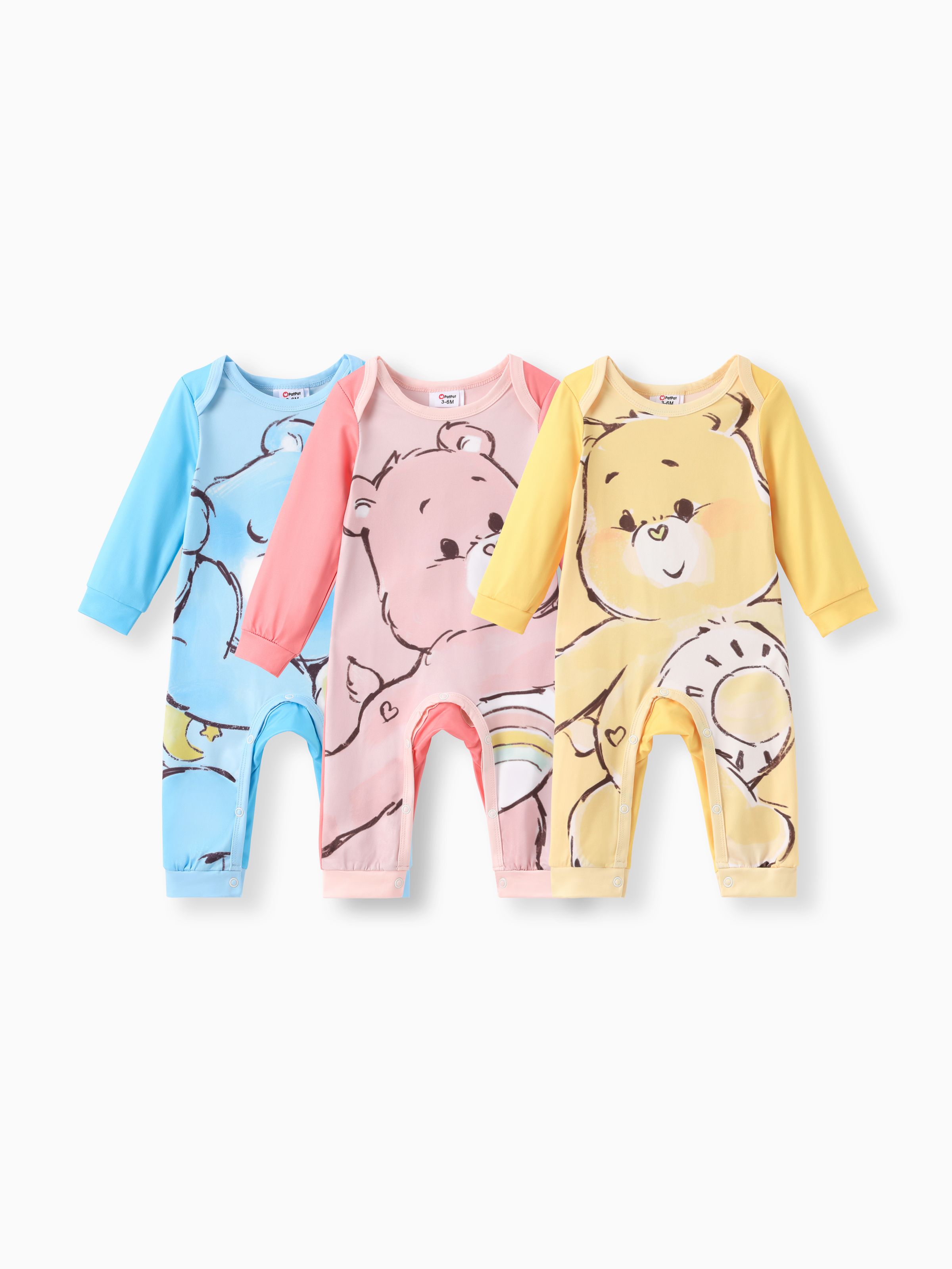 

Care Bears Baby Girl/Boy 3pcs Romper Set