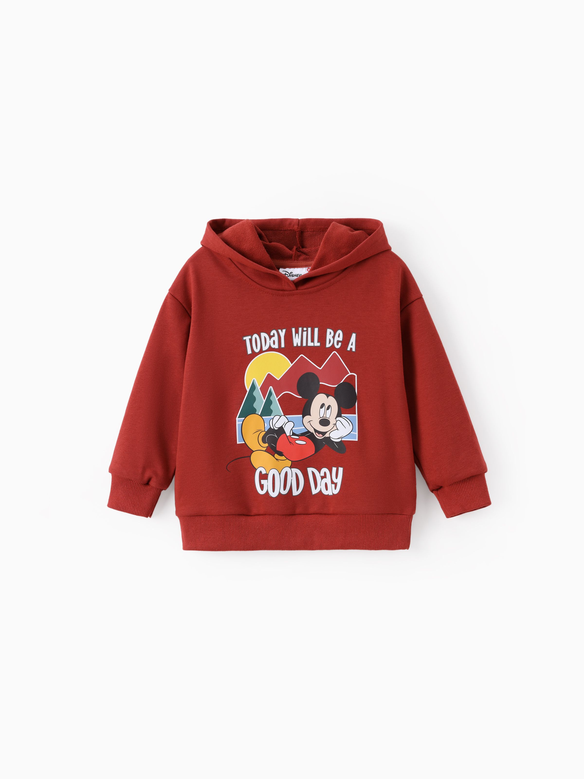 

Disney Mickey and Friends Toddler/Kid Boy/Girl 1pc Mickey/Minnie Mouse Character Pattern Hoodies