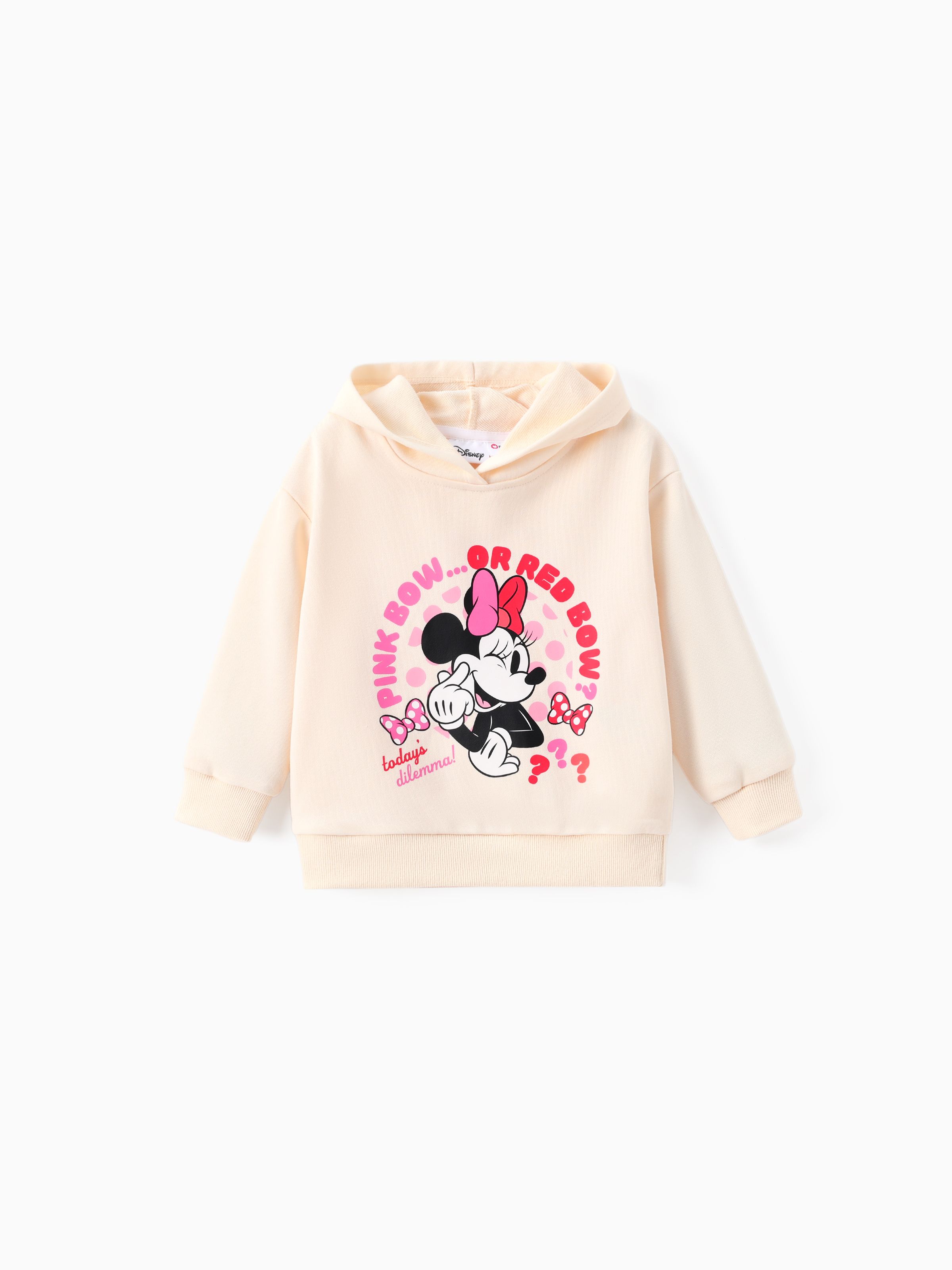 

Disney Mickey and Friends Toddler/Kid Boy/Girl 1pc Mickey/Minnie Mouse Character Pattern Hoodies