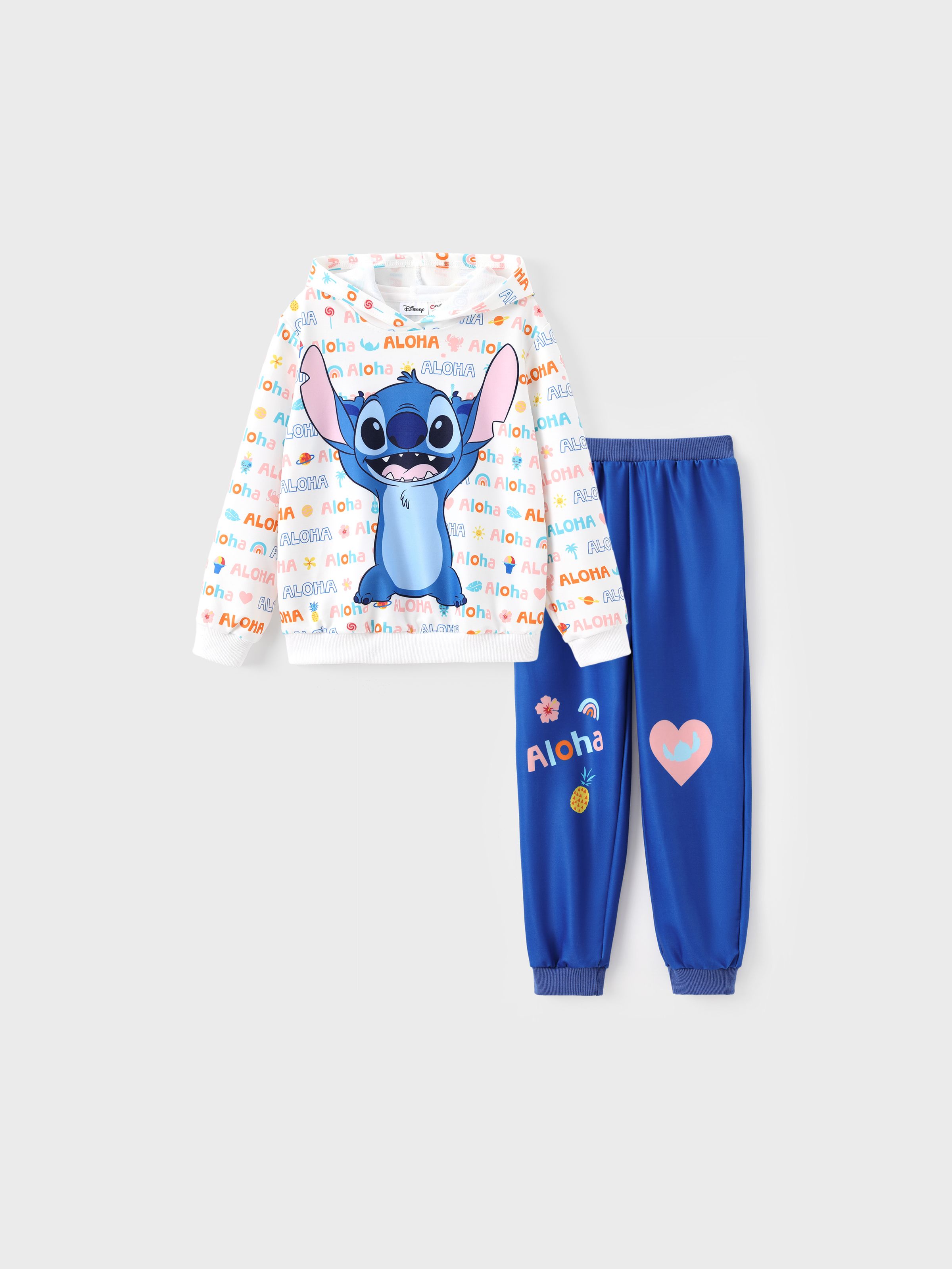 

Disney Stitch Toddler/Kid 2pcs Hoodie and Jogger Set