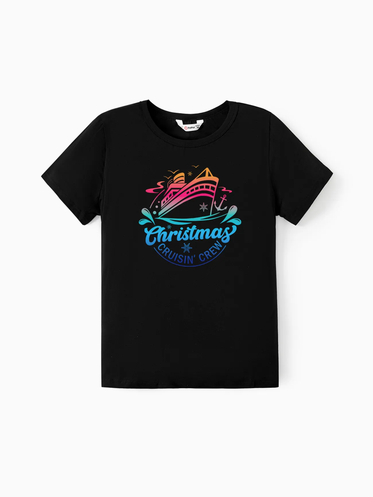 

Matching Christmas Outfits Xmas Cruisin' Crew Short Sleeves Graphic Tee