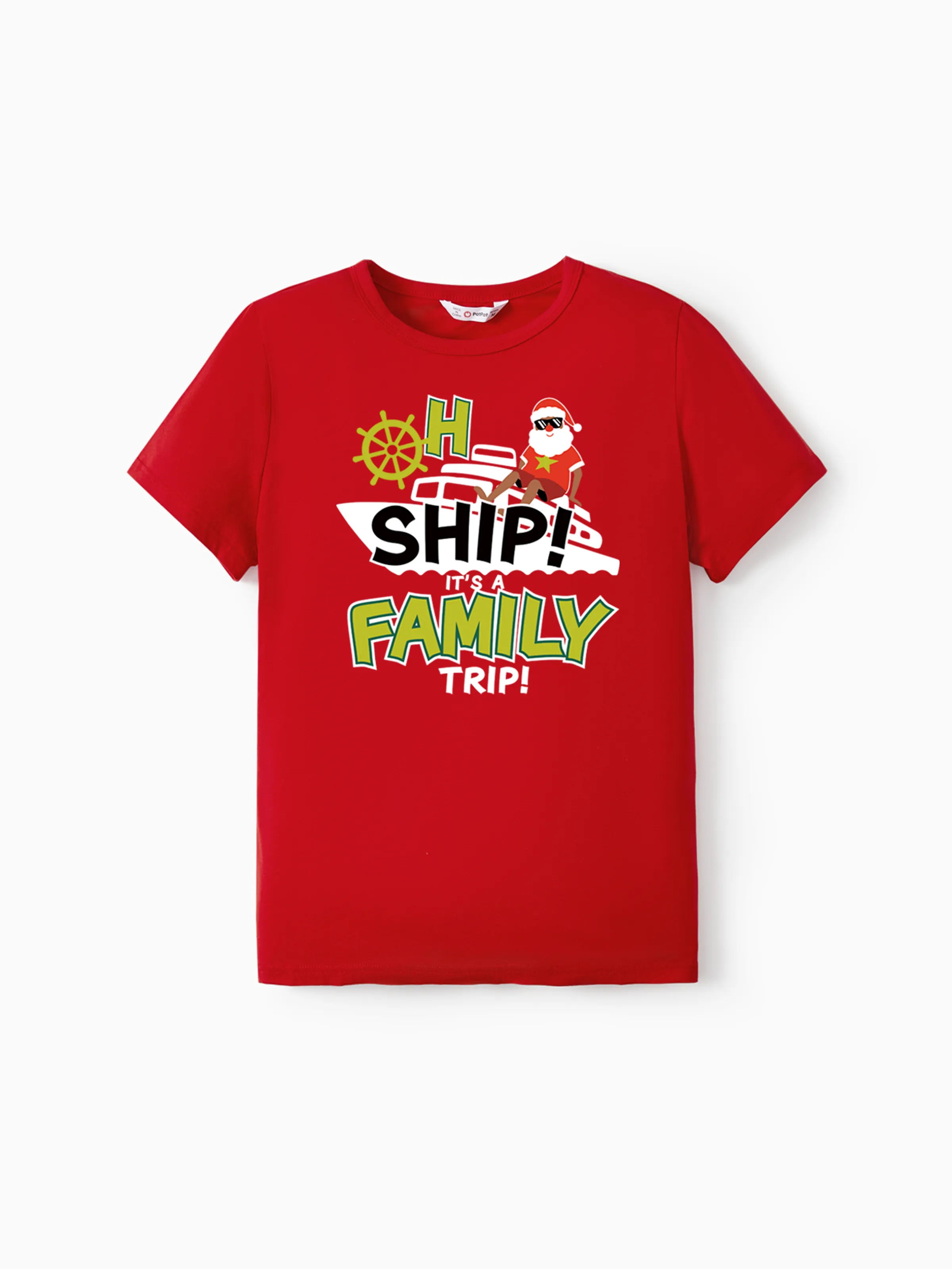 

Christmas Matching Family Outfits Family Trip Santa Taking Cruise Tee